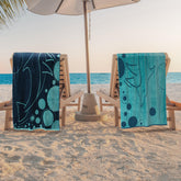 Mystic Dolphin Oversized Cotton Beach Towel Set of 2 Piece