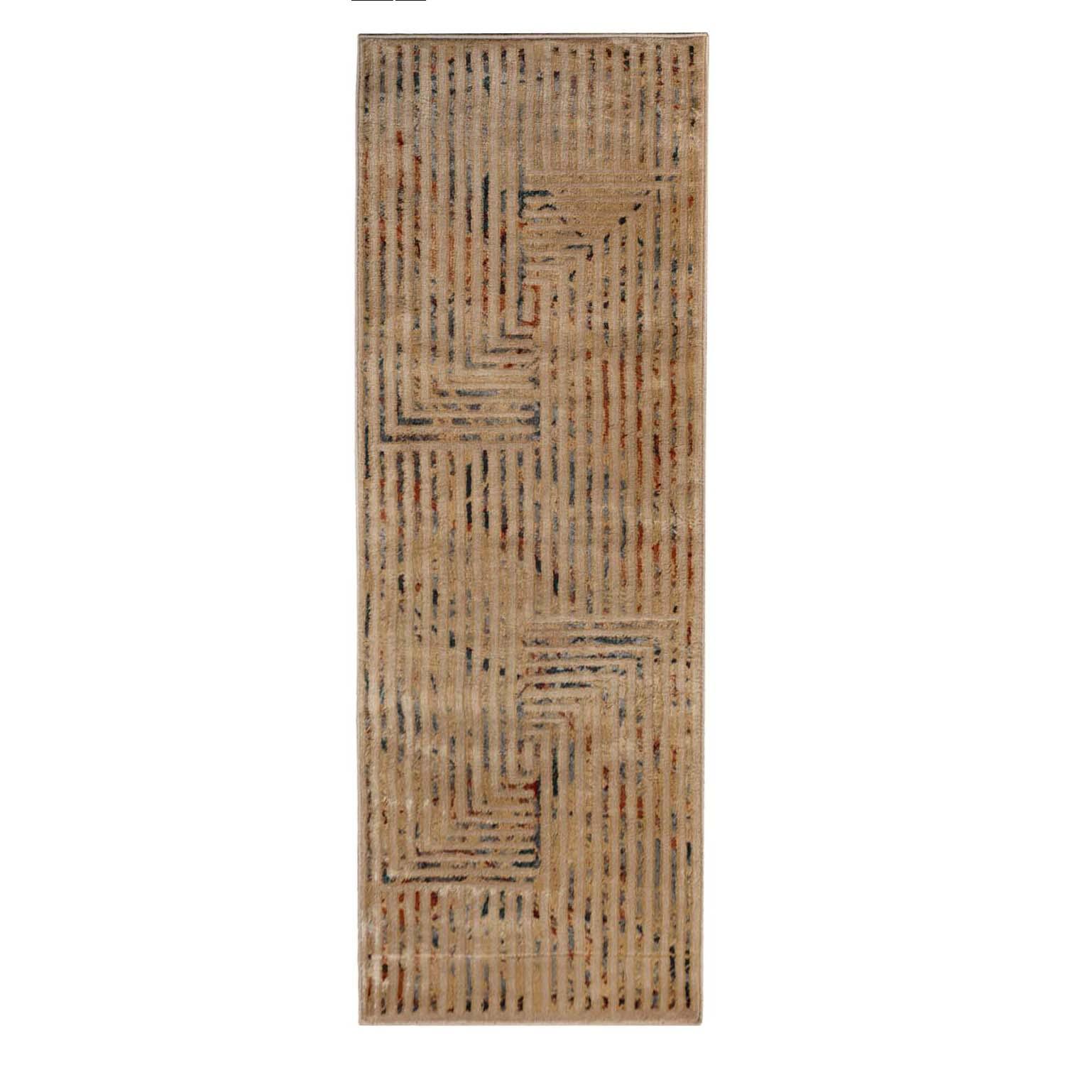 Naem Modern Geometric Lines Abstract Boho Area Rugs Or Runner Rug