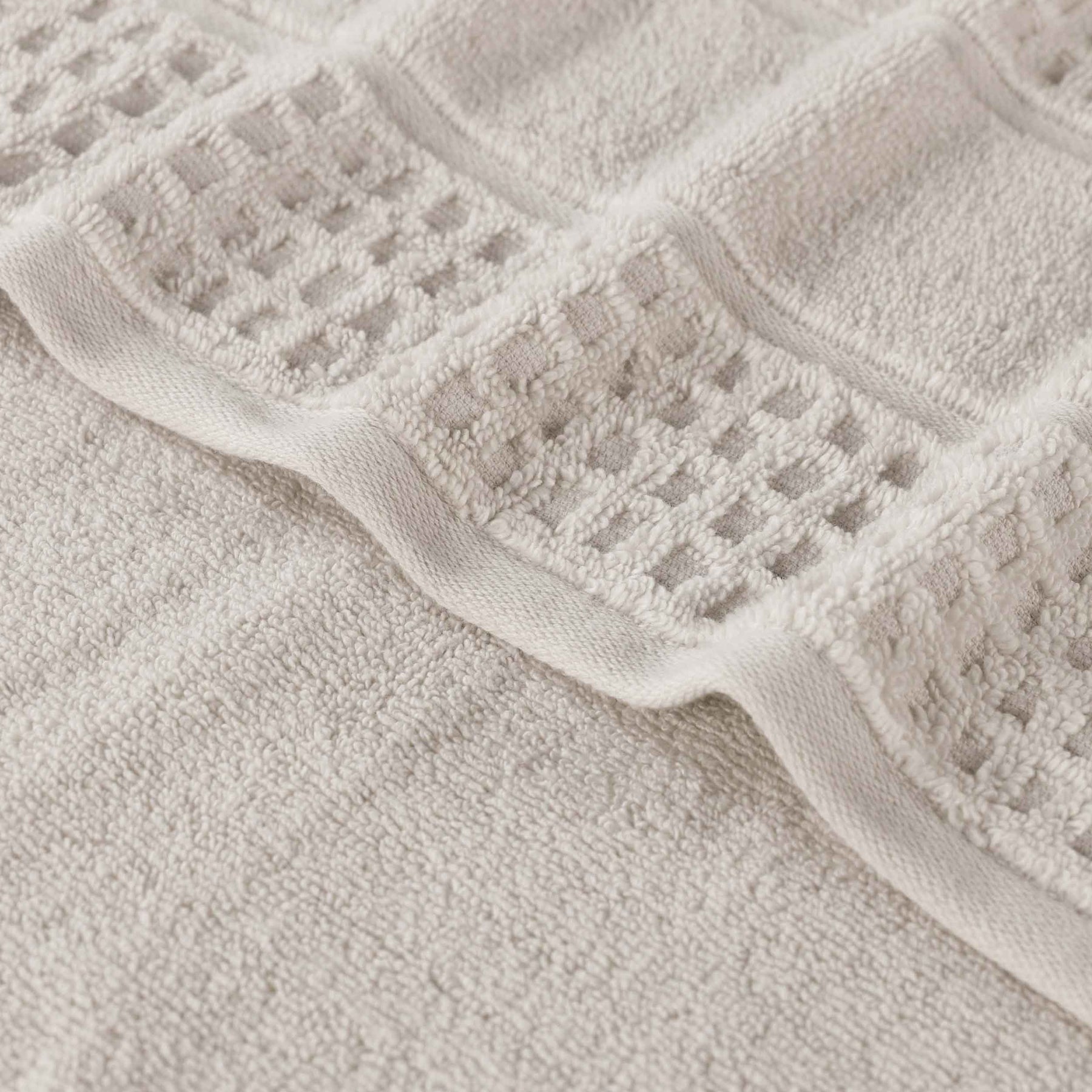 Napa Zero Twist Cotton Solid Waffle Honeycomb Bath Sheet Set of 2