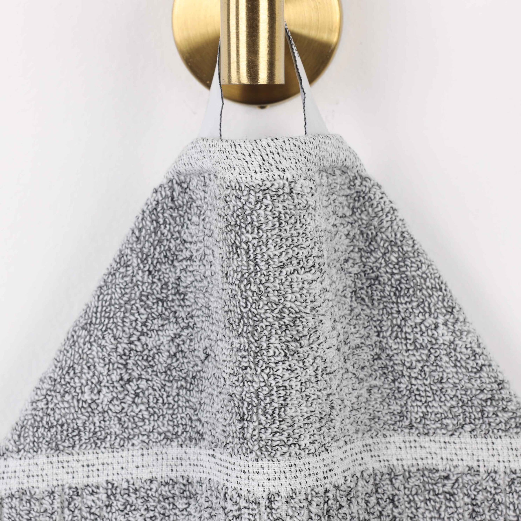 Naples Cotton Blend Textured Checkered and Ribbed 12 Piece Towel Set