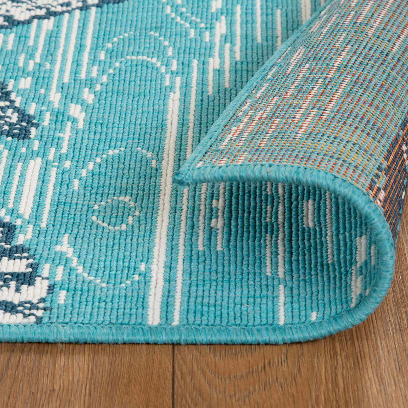 Nautical Seaside Coastal Indoor Outdoor Area Rug