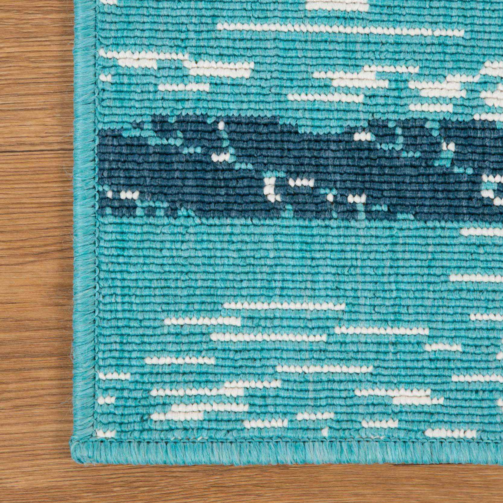 Nautical Seaside Coastal Indoor Outdoor Area Rug