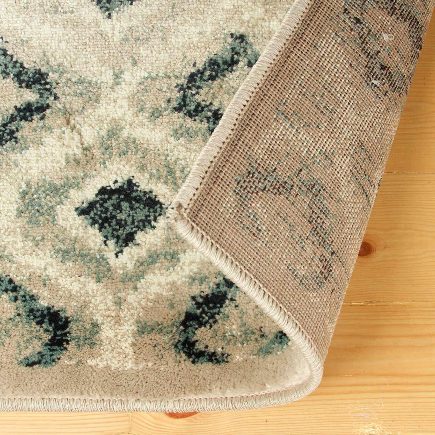 Navan Distressed Floral Damask Indoor Area Rug or Runner