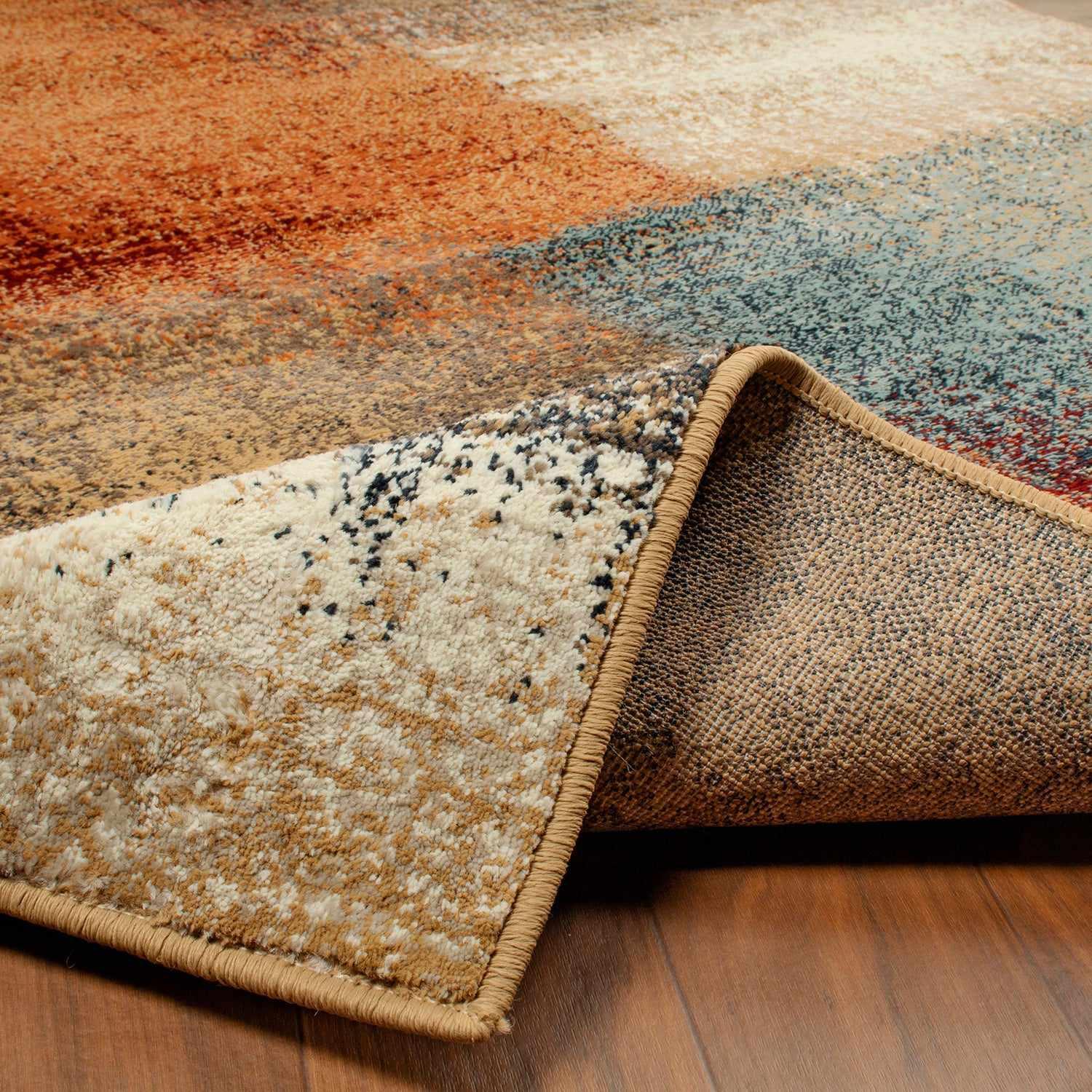 Nilaya Modern Geometric Abstract Indoor Area Rug or Runner Rug