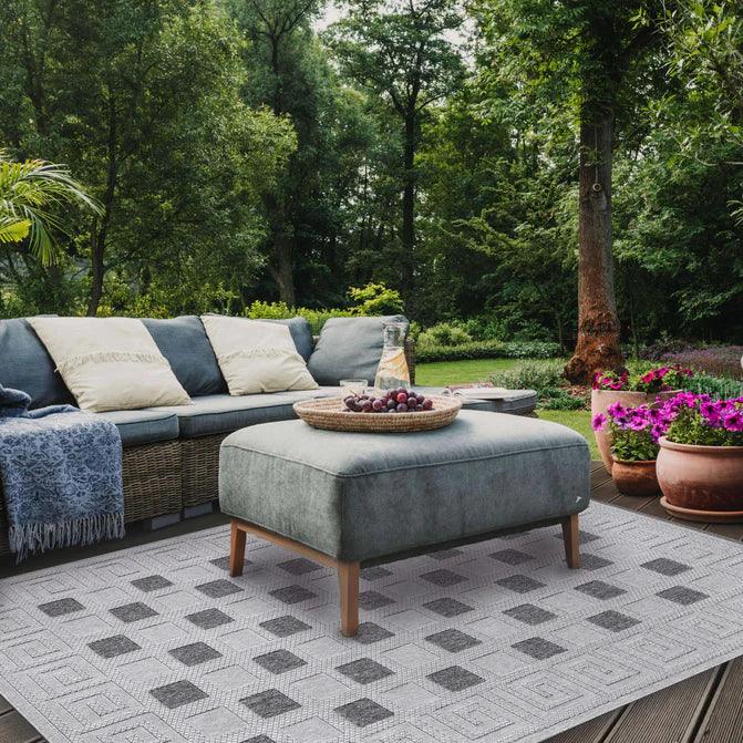 Nilaya Modern Geometric Indoor Outdoor Area Rug Or Runner Rug
