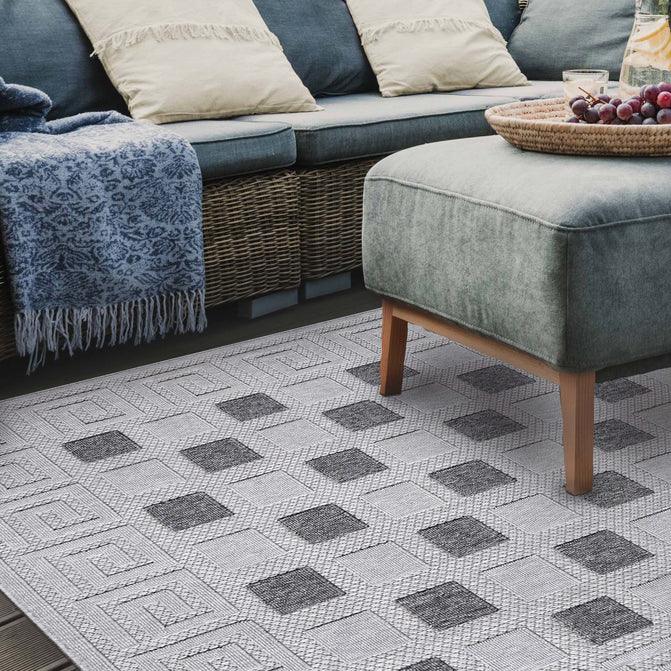 Nilaya Modern Geometric Indoor Outdoor Area Rug Or Runner Rug