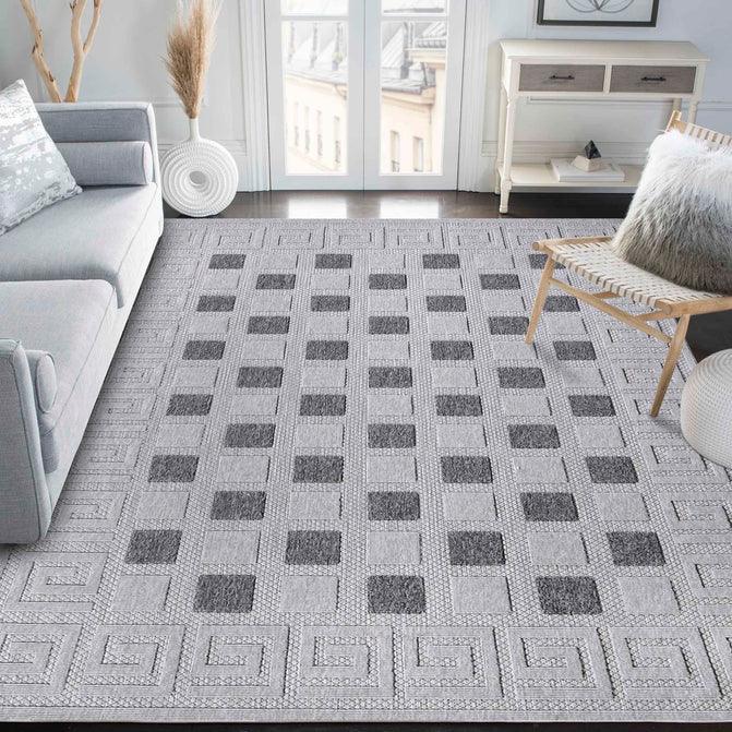 Nilaya Modern Geometric Indoor Outdoor Area Rug Or Runner Rug