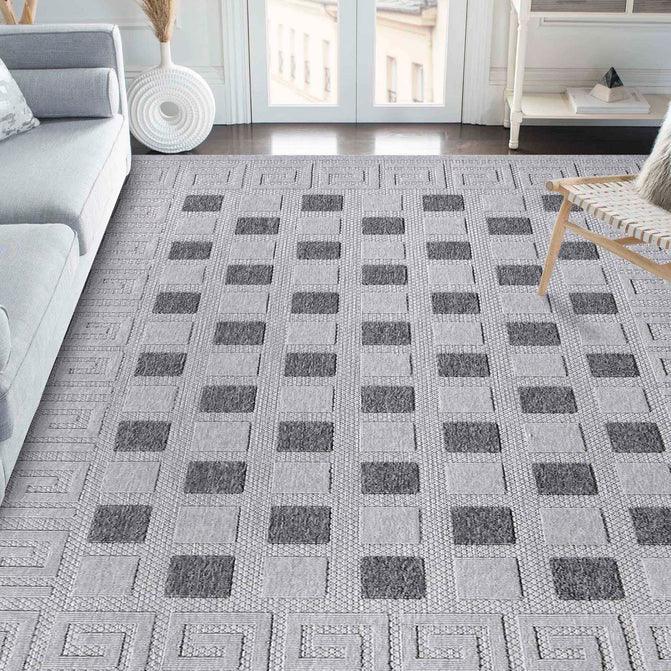 Nilaya Modern Geometric Indoor Outdoor Area Rug Or Runner Rug