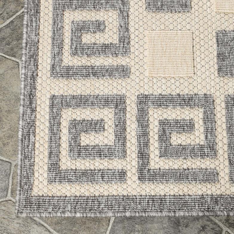 Nilaya Modern Geometric Indoor Outdoor Area Rug Or Runner Rug