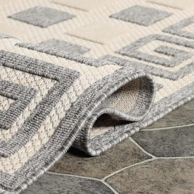 Nilaya Modern Geometric Indoor Outdoor Area Rug Or Runner Rug