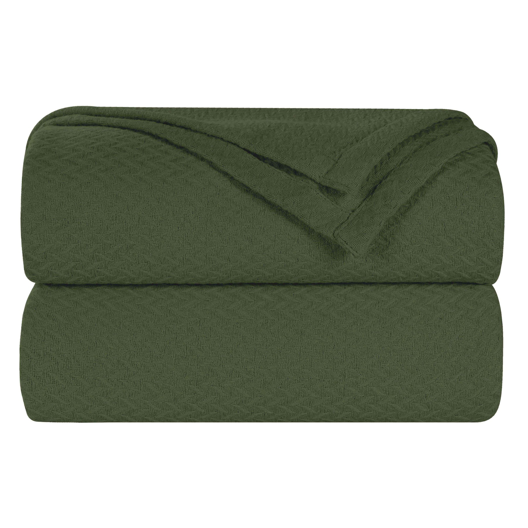 Nobel Cotton Textured Jacquard Chevron Lightweight Woven Blanket