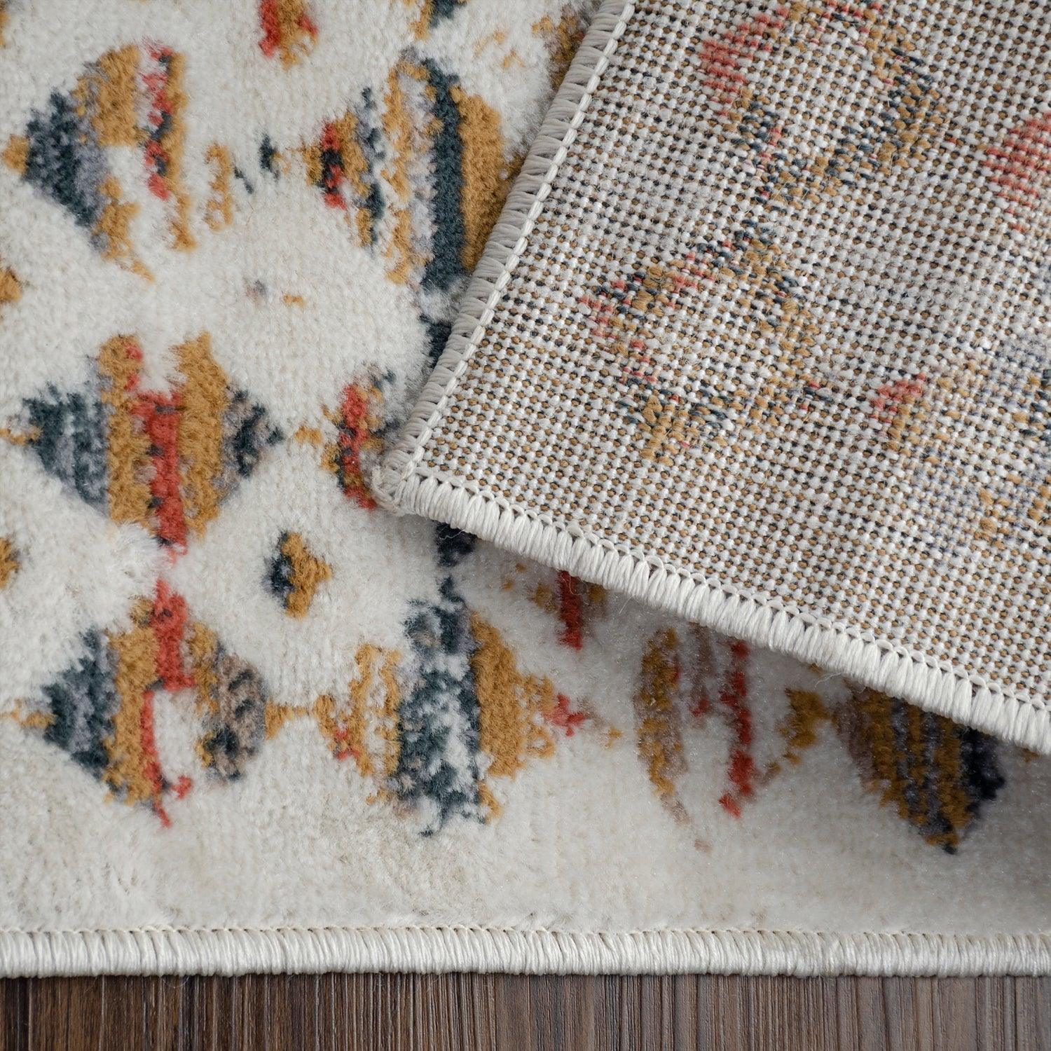 Numair Abstract Geometric Diamonds Indoor Area Rug or Runner Rug