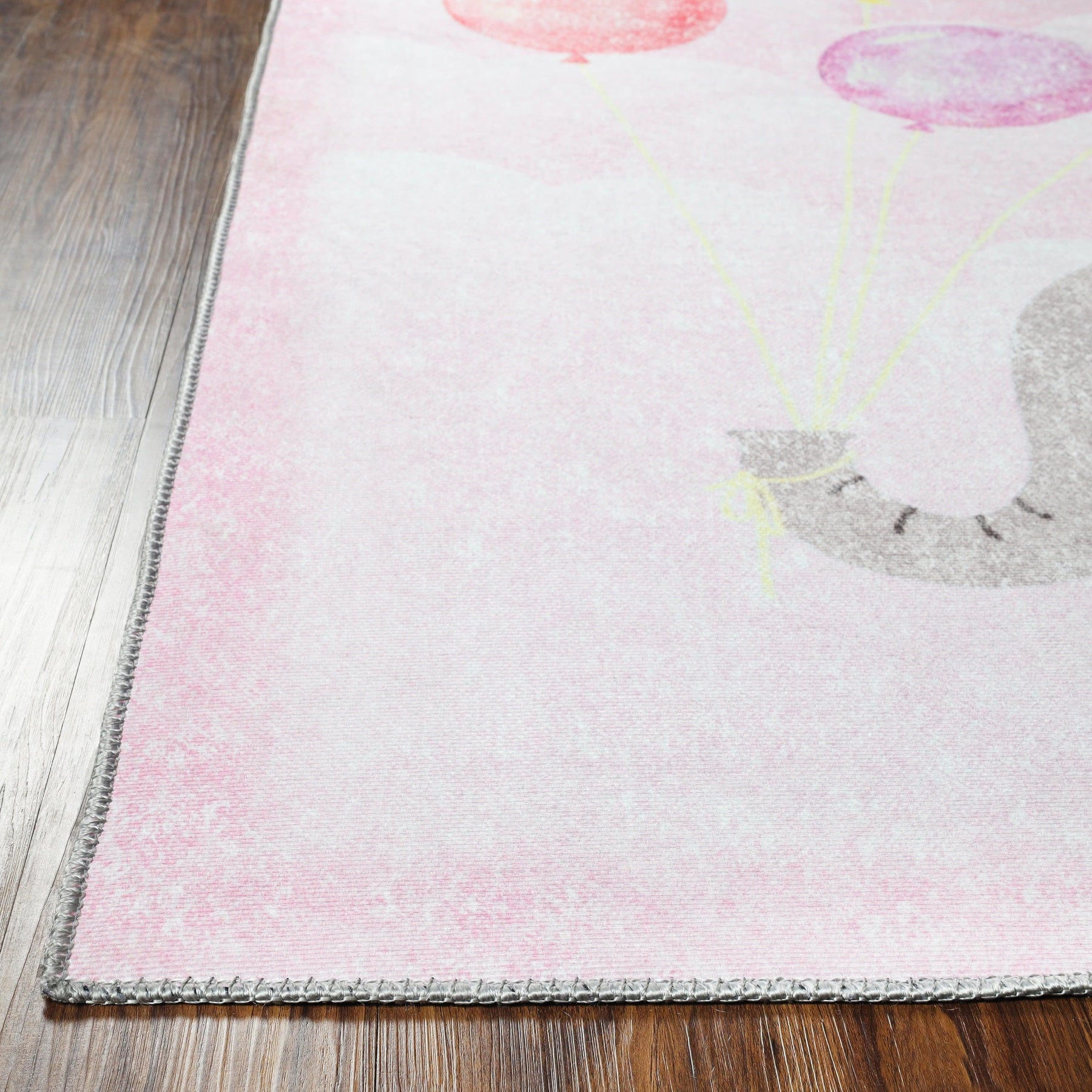 Nursery Elephant Anti-Skid Backing Indoor Area Rug