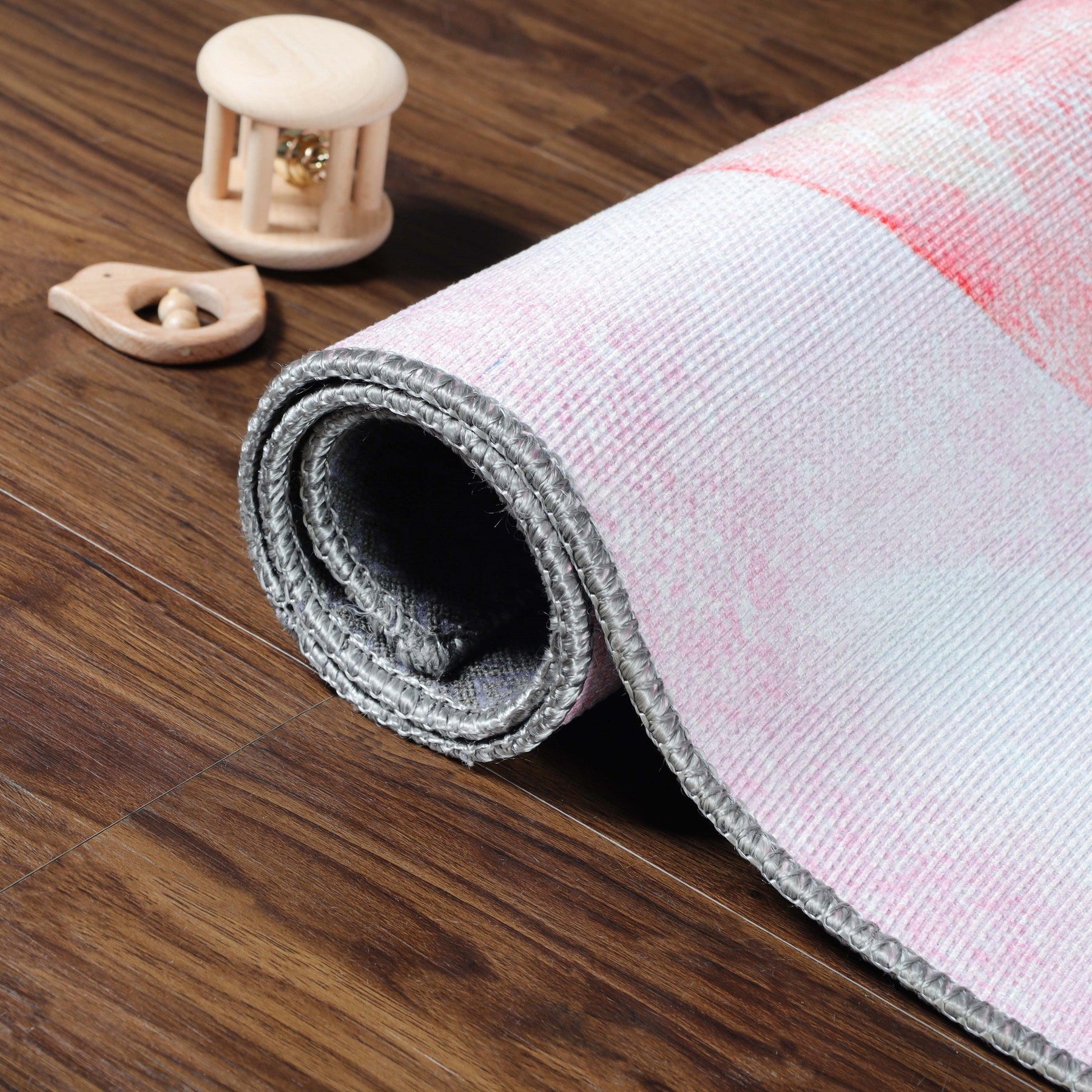 Nursery Elephant Anti-Skid Backing Indoor Area Rug