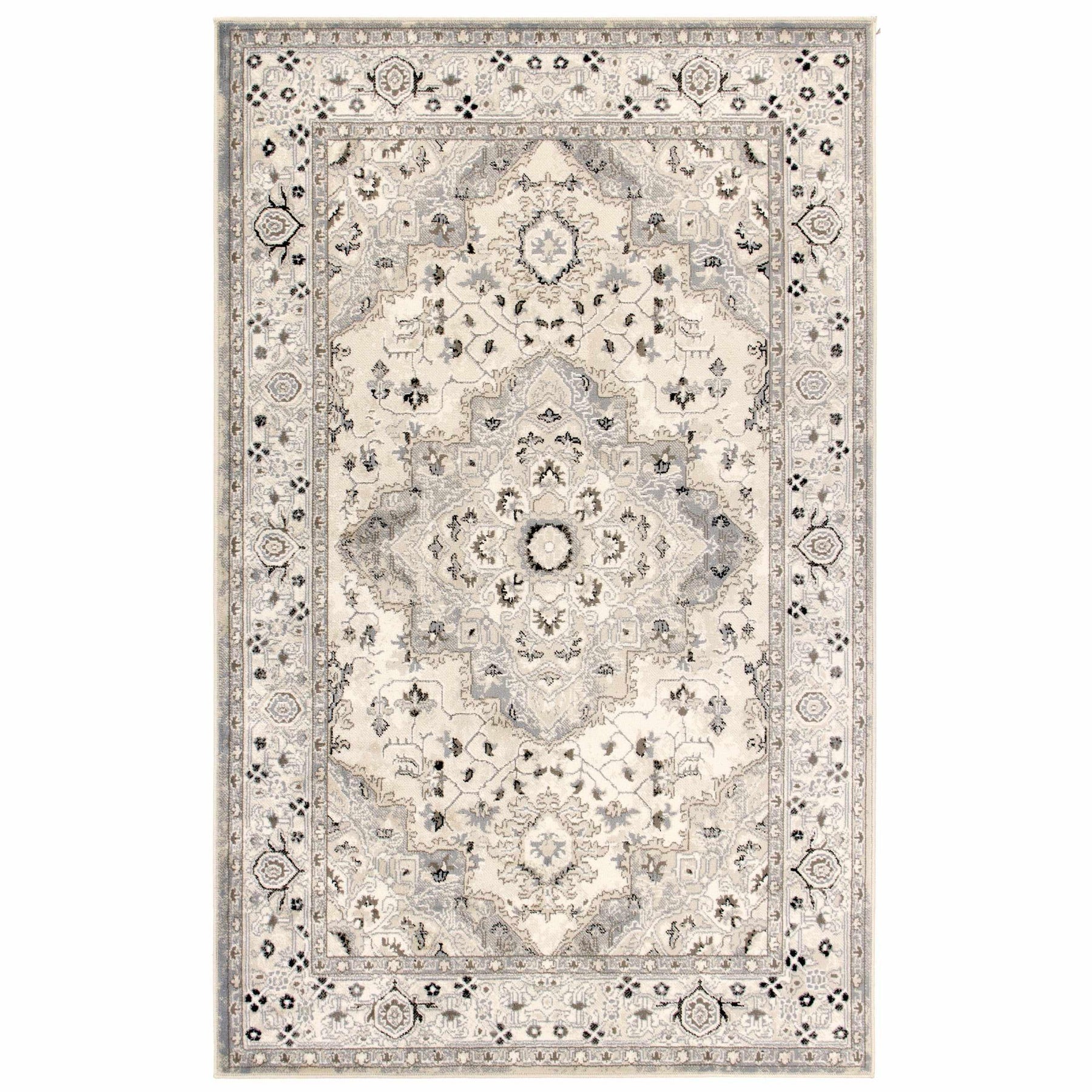 Nysa Bohemian Floral Vines Indoor Area Rugs Or Runner Rug