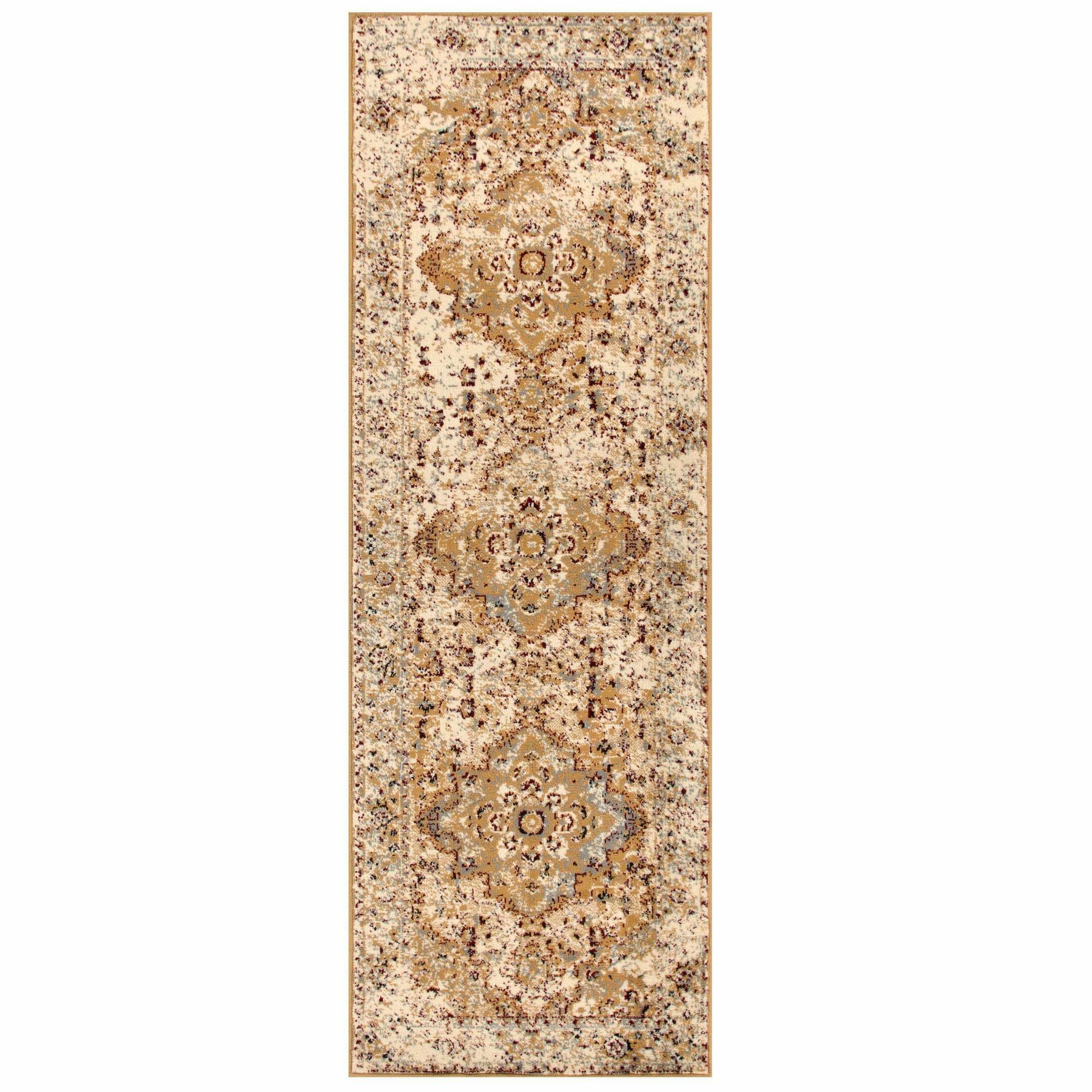 Nysa Bohemian Floral Vines Indoor Area Rugs Or Runner Rug