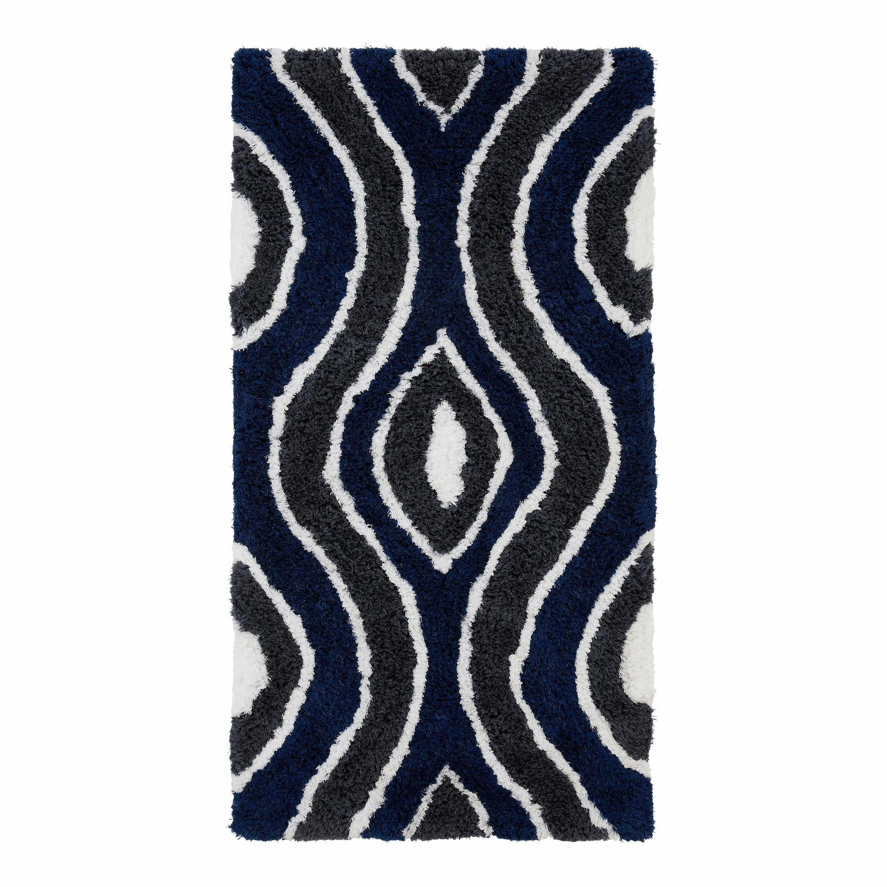 Ogee Retro Abstract Hand-Tufted Shag Area Rug or Runner Rug