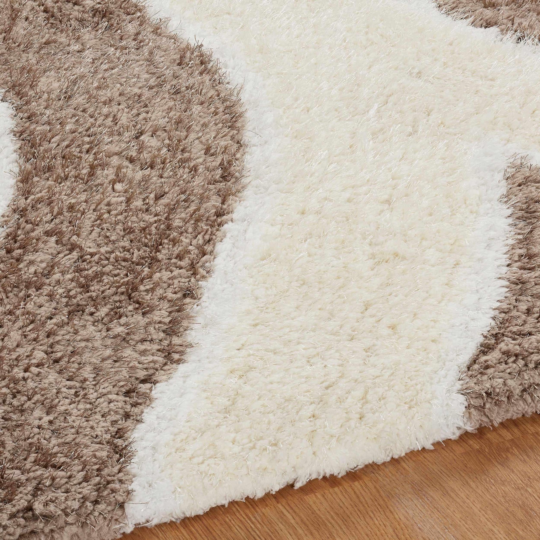 Ogee Retro Abstract Hand-Tufted Shag Area Rug or Runner Rug