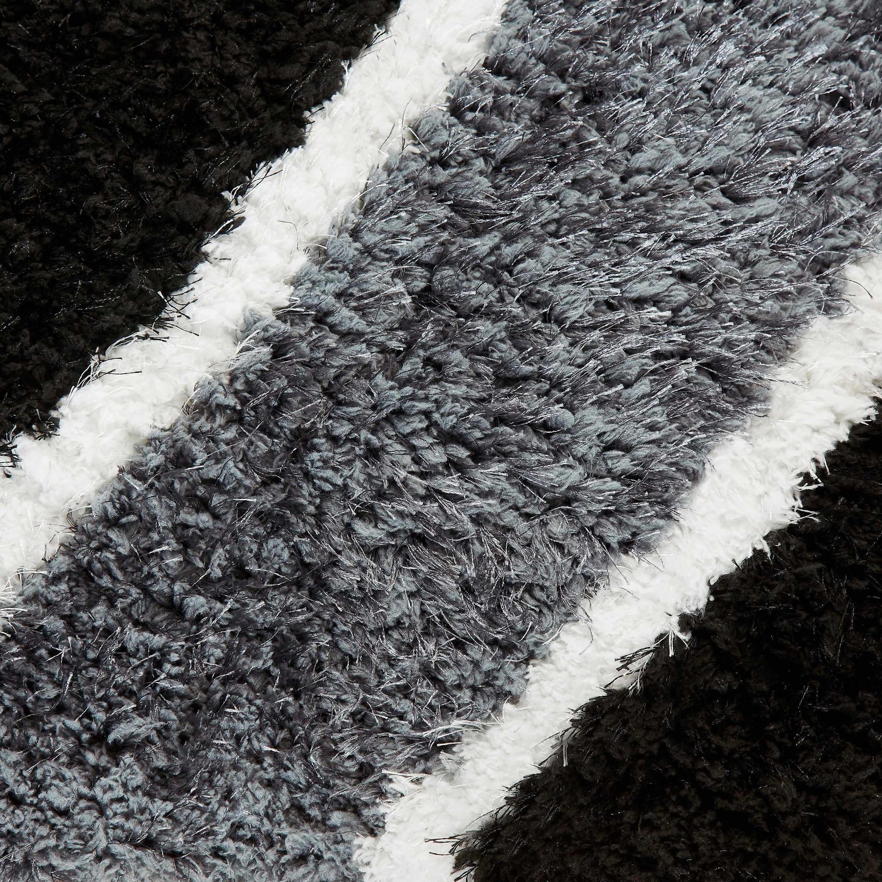 Ogee Retro Abstract Hand-Tufted Shag Area Rug or Runner Rug