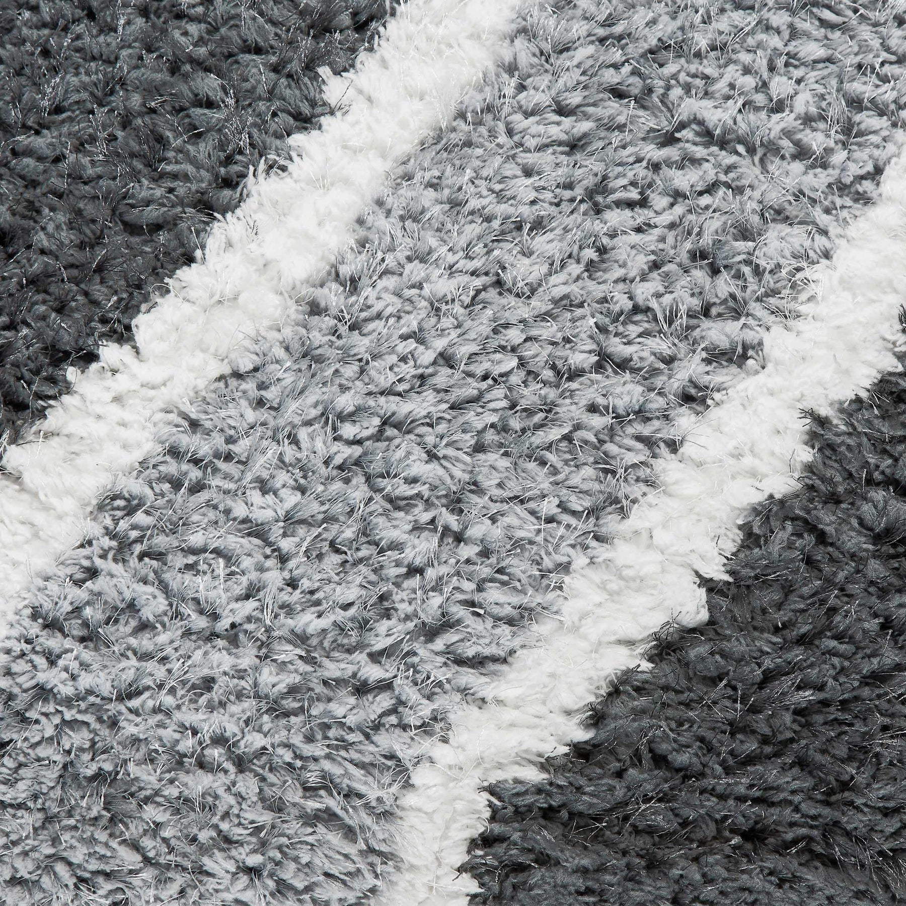 Ogee Retro Abstract Hand-Tufted Shag Area Rug or Runner Rug