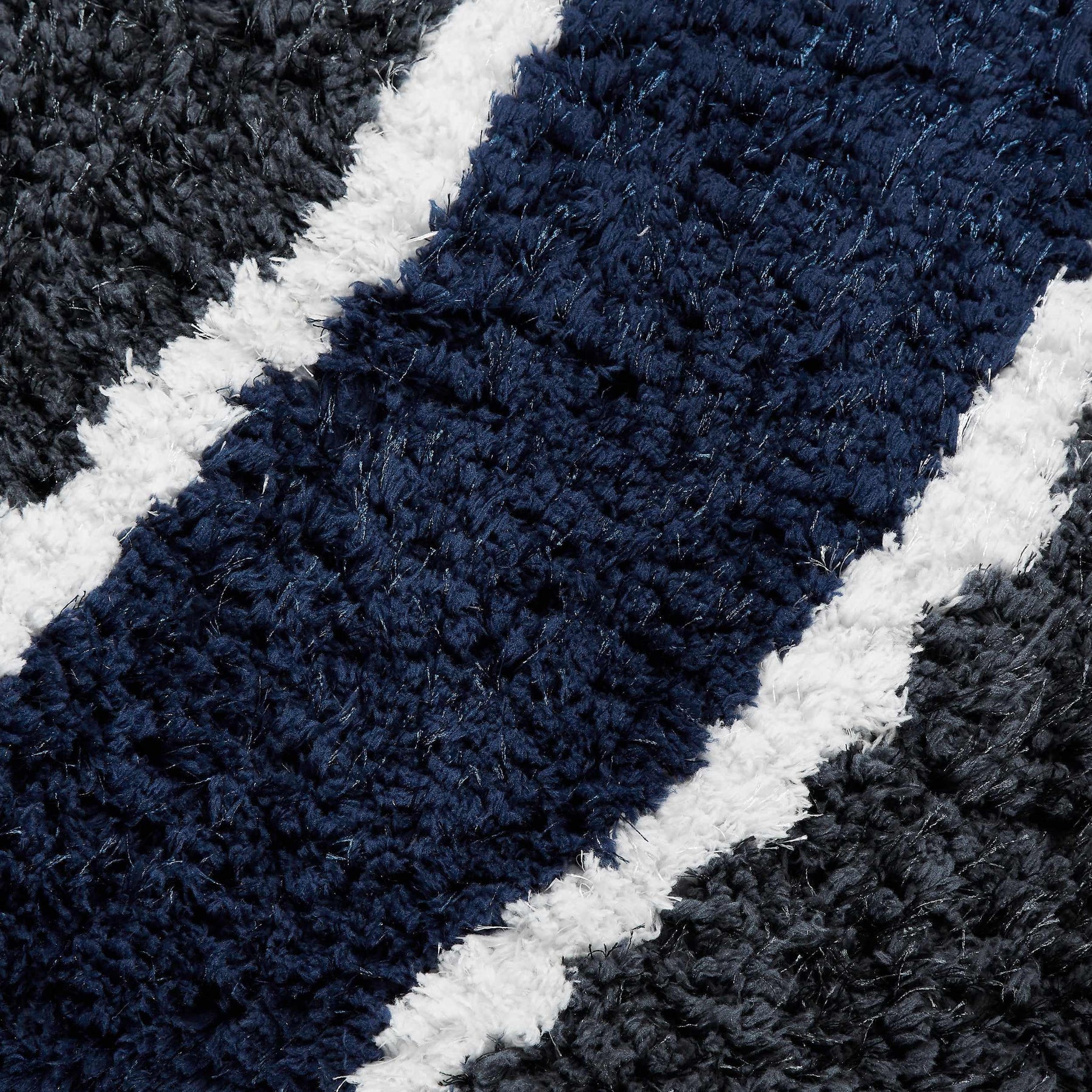 Ogee Retro Abstract Hand-Tufted Shag Area Rug or Runner Rug