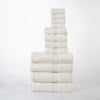 Organic Cotton Plush Solid Assorted 12 Piece Towel Set