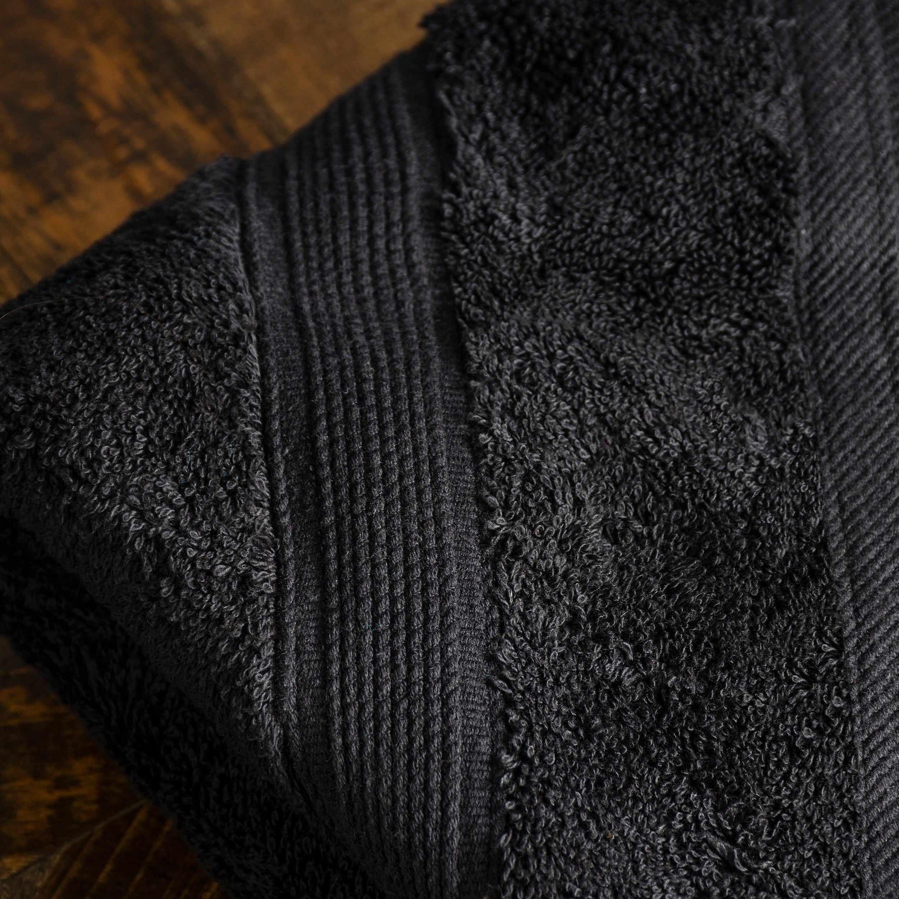 Organic Cotton Solid Plush Assorted 6 Piece Towel Set