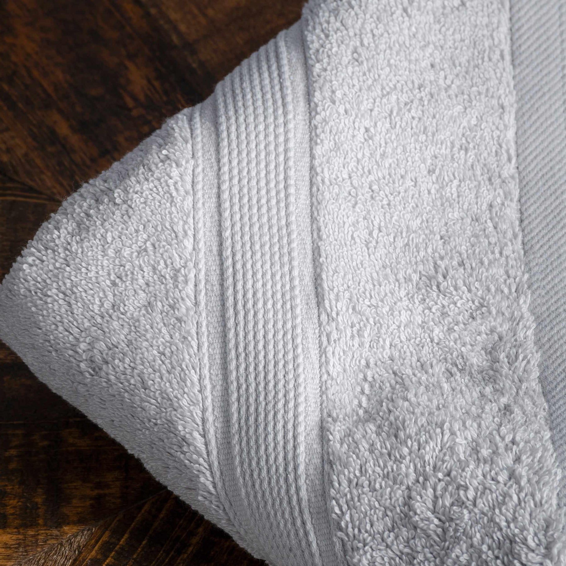 Organic Cotton Solid Plush Assorted 6 Piece Towel Set