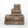 Organic Cotton Solid Plush Assorted 6 Piece Towel Set