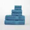 Organic Cotton Solid Plush Assorted 6 Piece Towel Set
