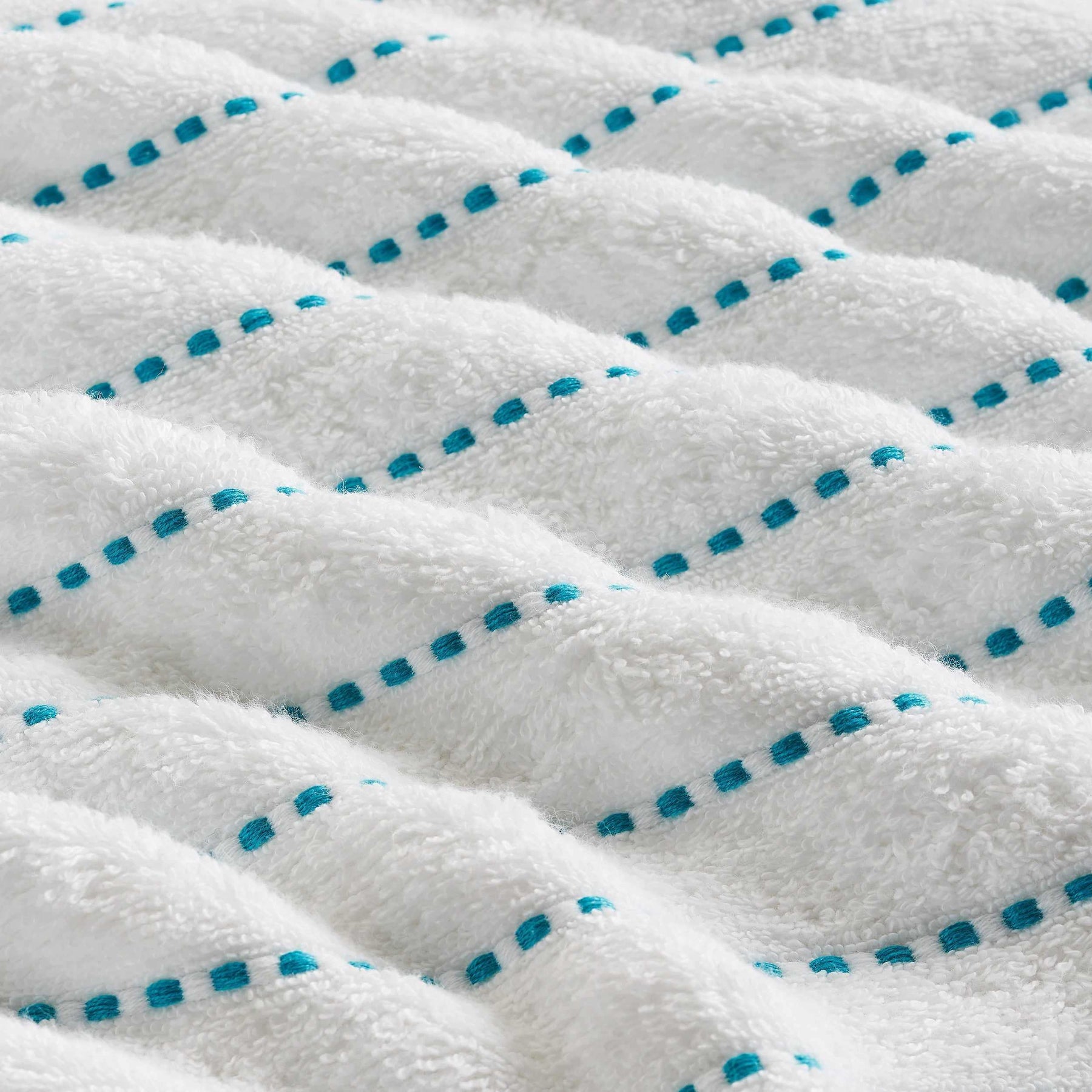 Organic Cotton Wave Plush Striped Assorted 16 Piece Towel Set