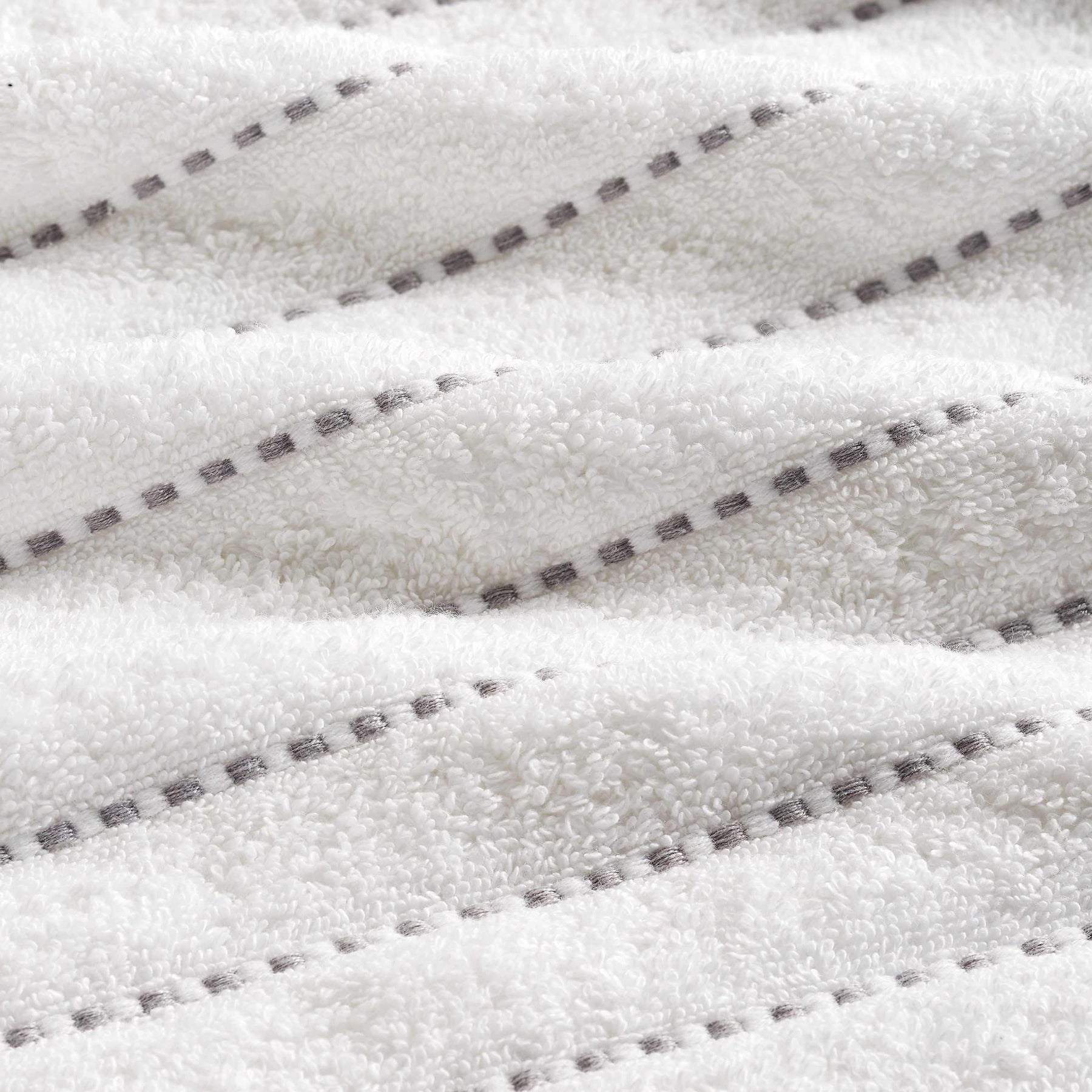Organic Cotton Wave Plush Striped Assorted 16 Piece Towel Set