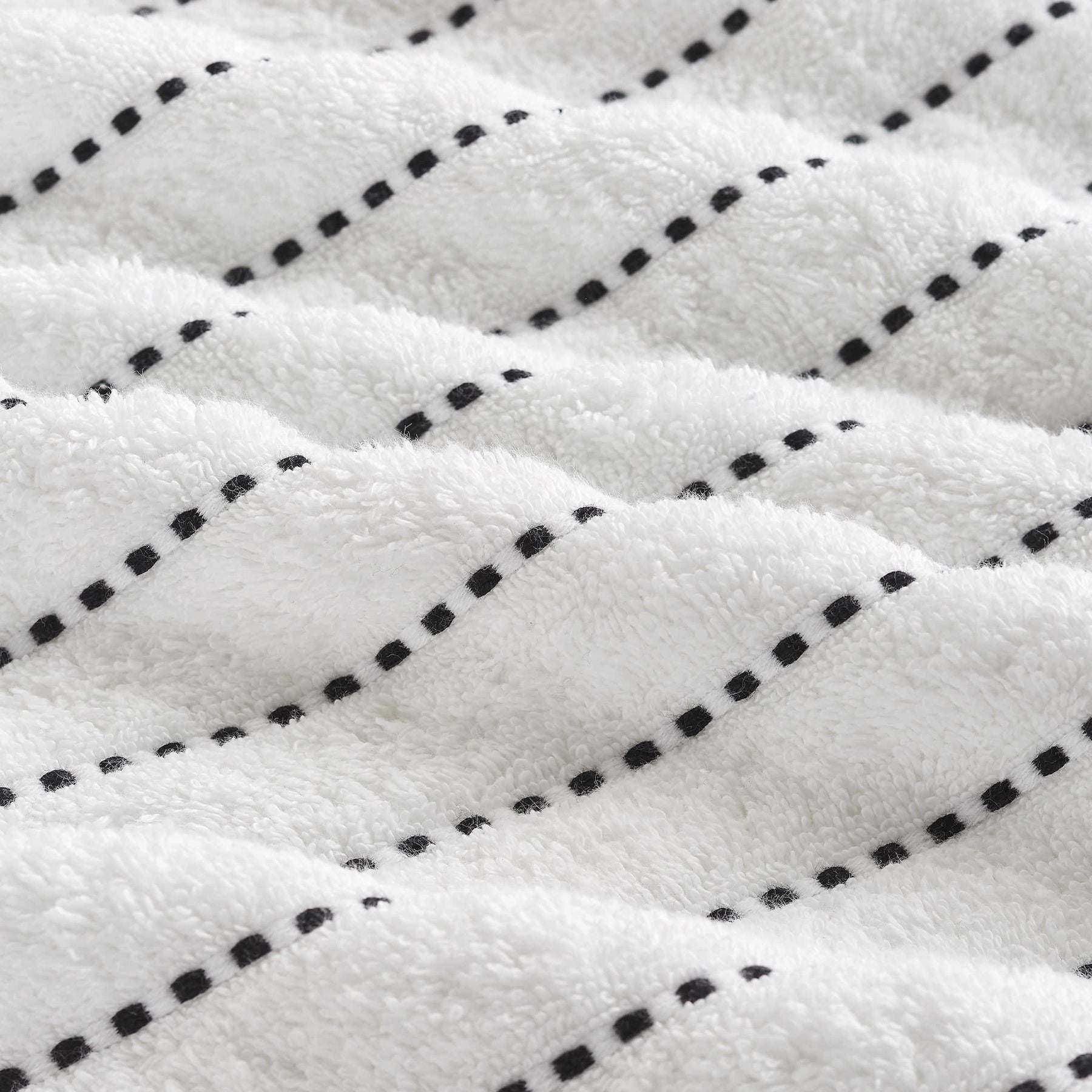 Organic Cotton Wave Plush Striped Assorted 16 Piece Towel Set