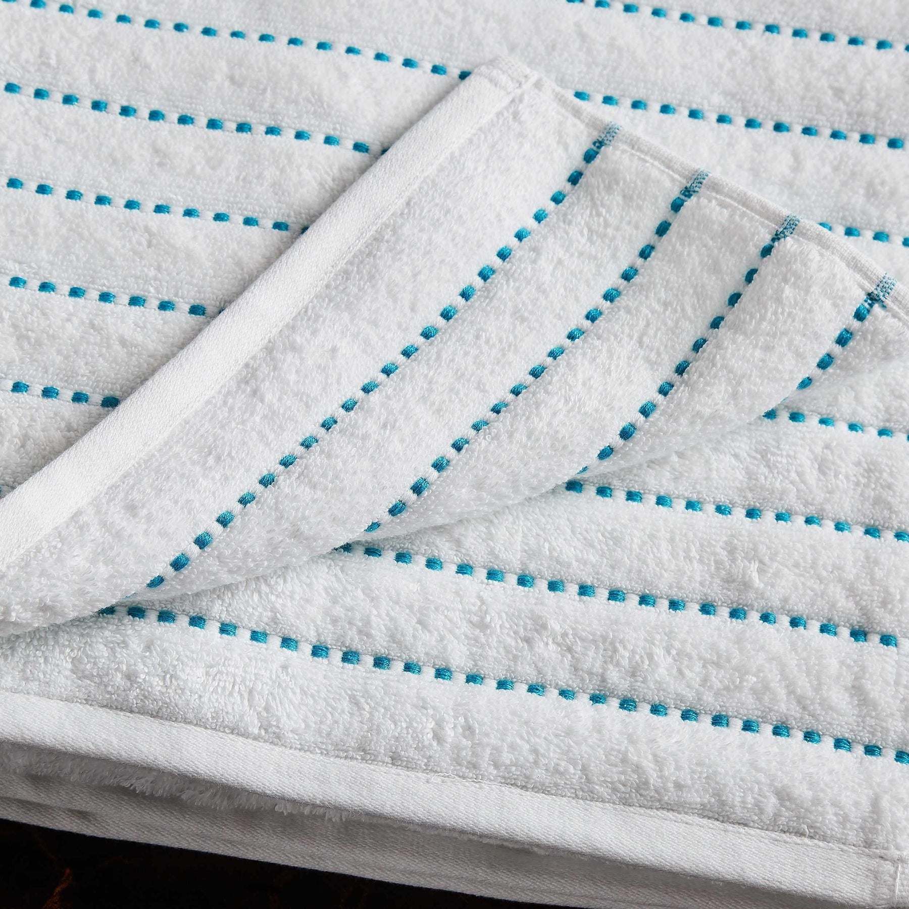 Organic Cotton Wave Plush Striped Assorted 16 Piece Towel Set