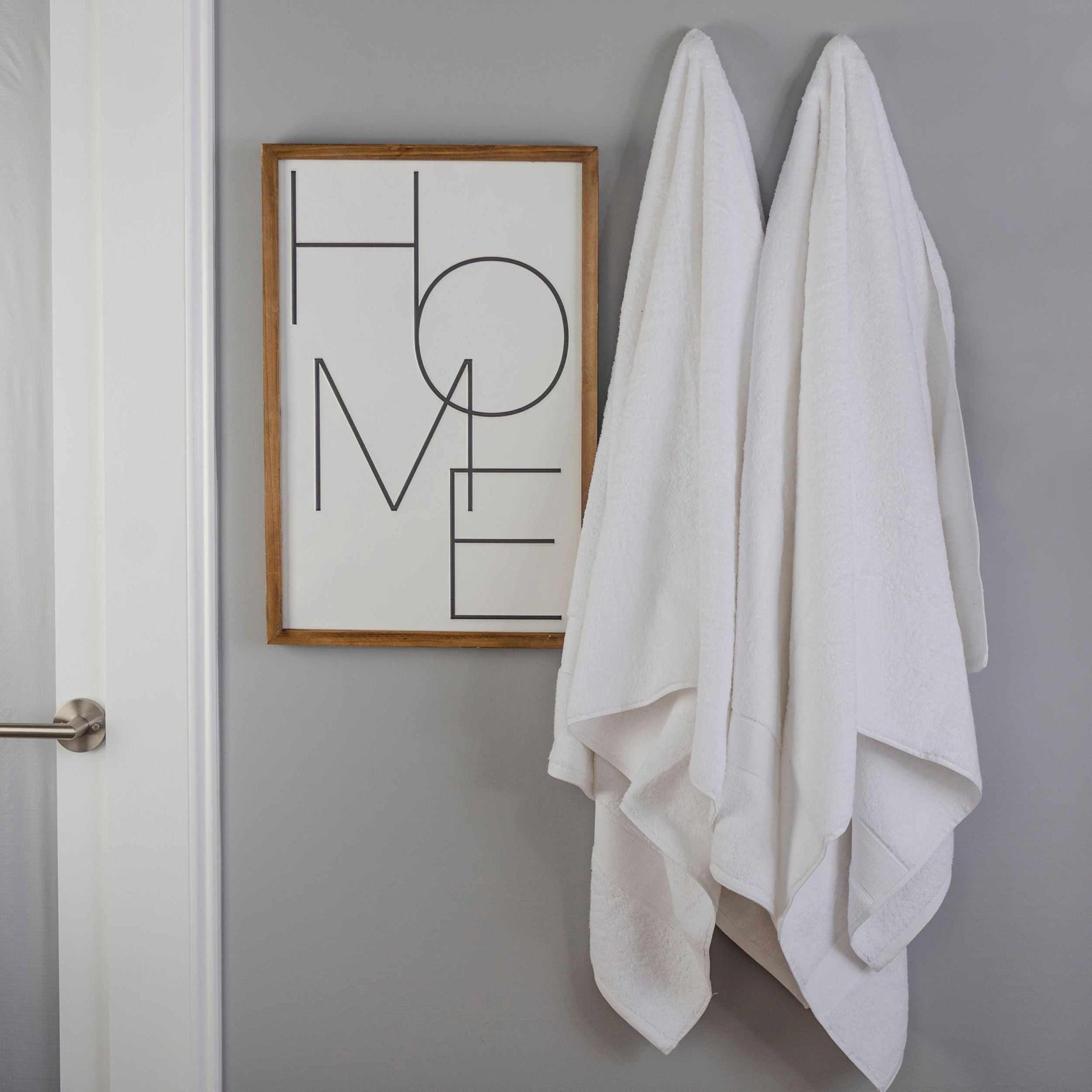 Organic Solid 650 GSM 2 Pieces Bath Sheet Set