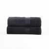 Organic Solid 650 GSM 2 Pieces Bath Sheet Set