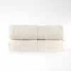 Organic Solid 650 GSM 2 Pieces Bath Sheet Set