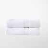 Organic Solid 650 GSM 2 Pieces Bath Sheet Set