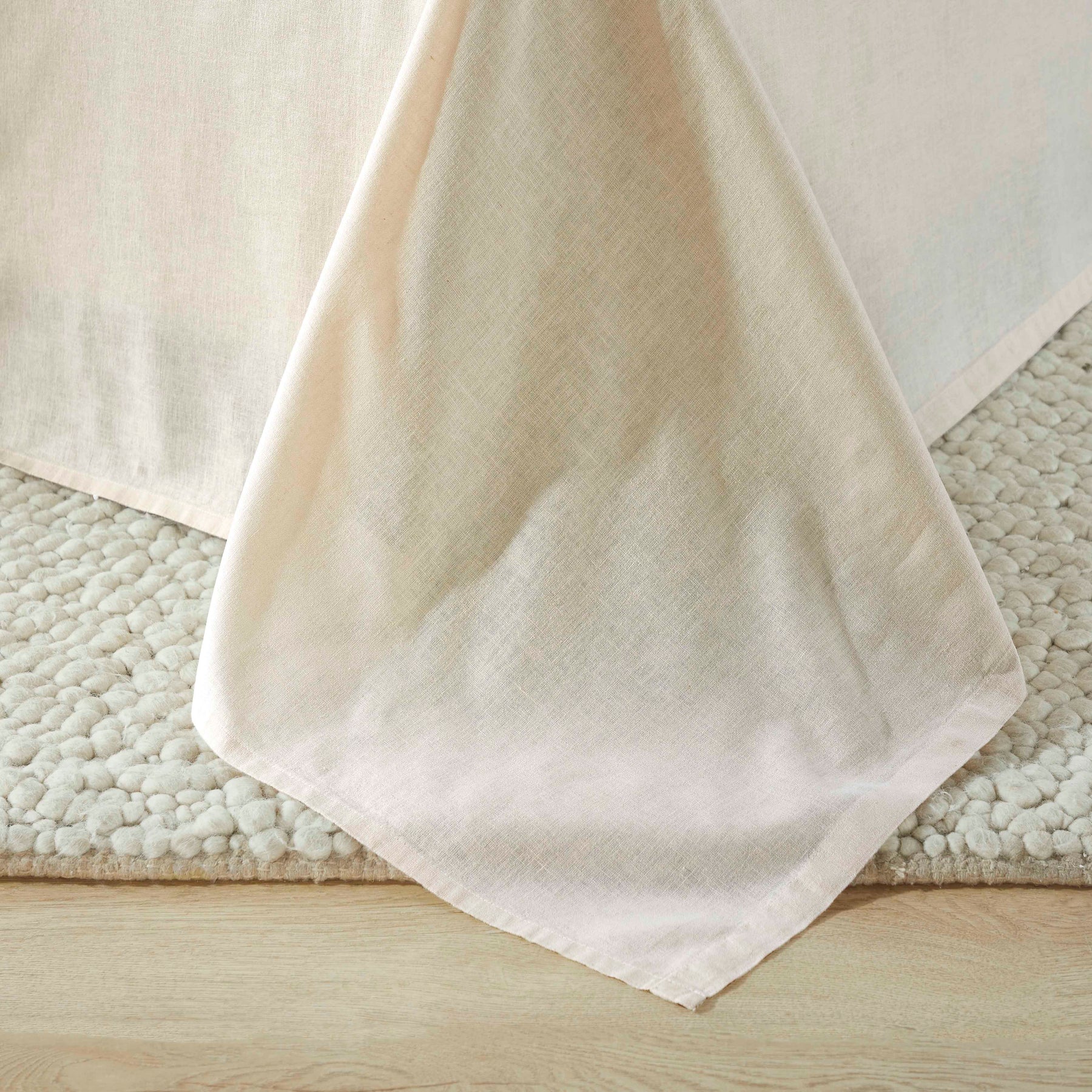 Orion Cotton Linen Blend Garment Washed Deep Pocket Bed Sheet Set