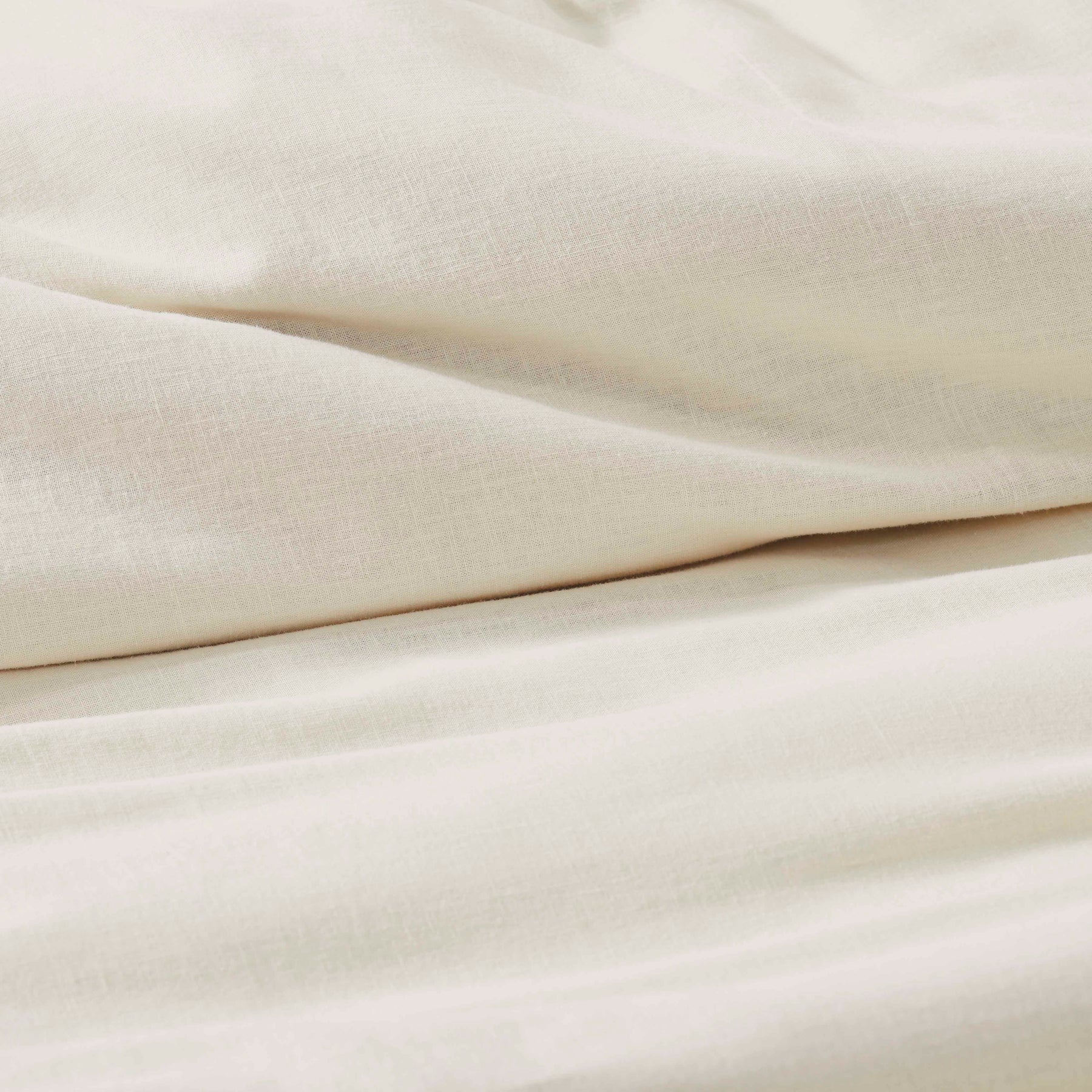Orion Cotton Linen Garment 3 Piece Duvet Cover Set With Pillow Shams