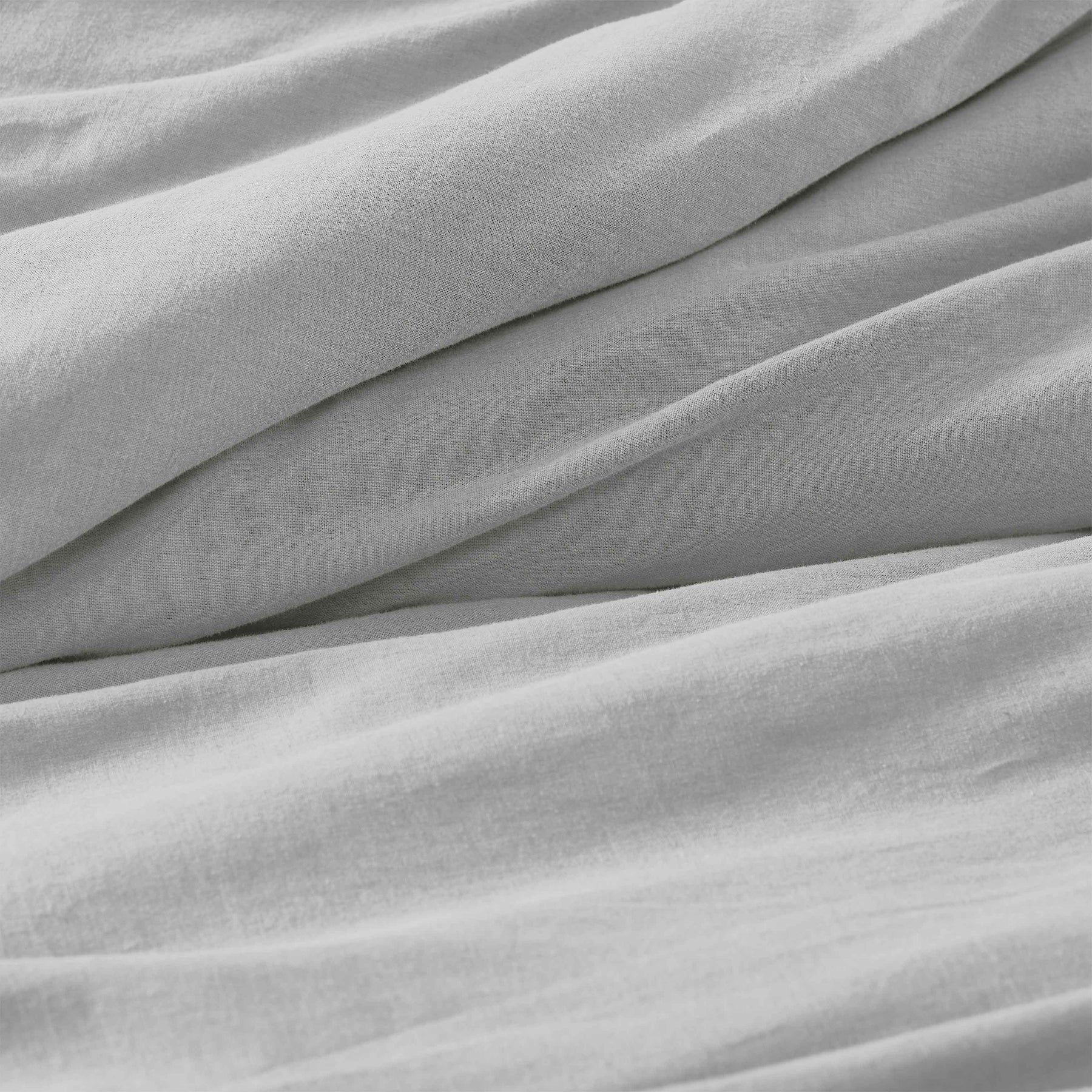 Orion Cotton Linen Garment 3 Piece Duvet Cover Set With Pillow Shams