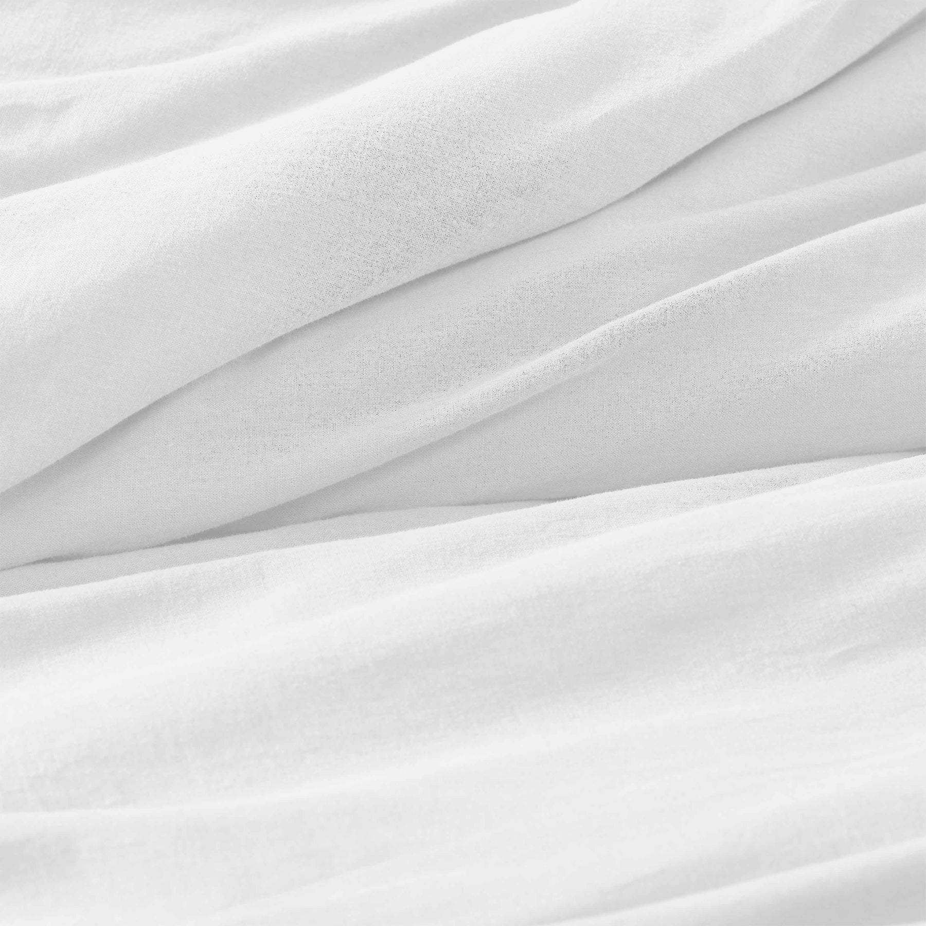 Orion Cotton Linen Garment 3 Piece Duvet Cover Set With Pillow Shams