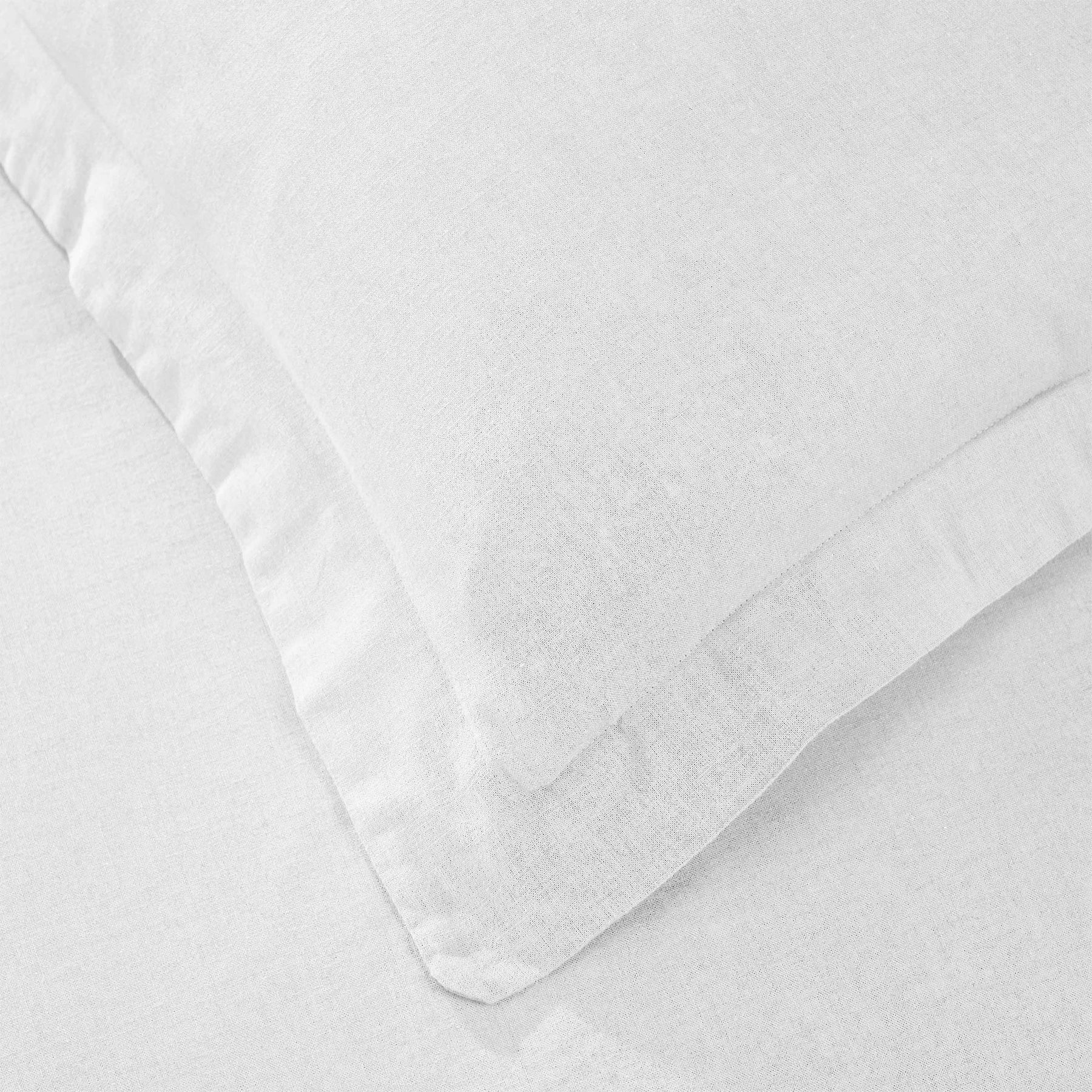 Orion Cotton Linen Garment 3 Piece Duvet Cover Set With Pillow Shams