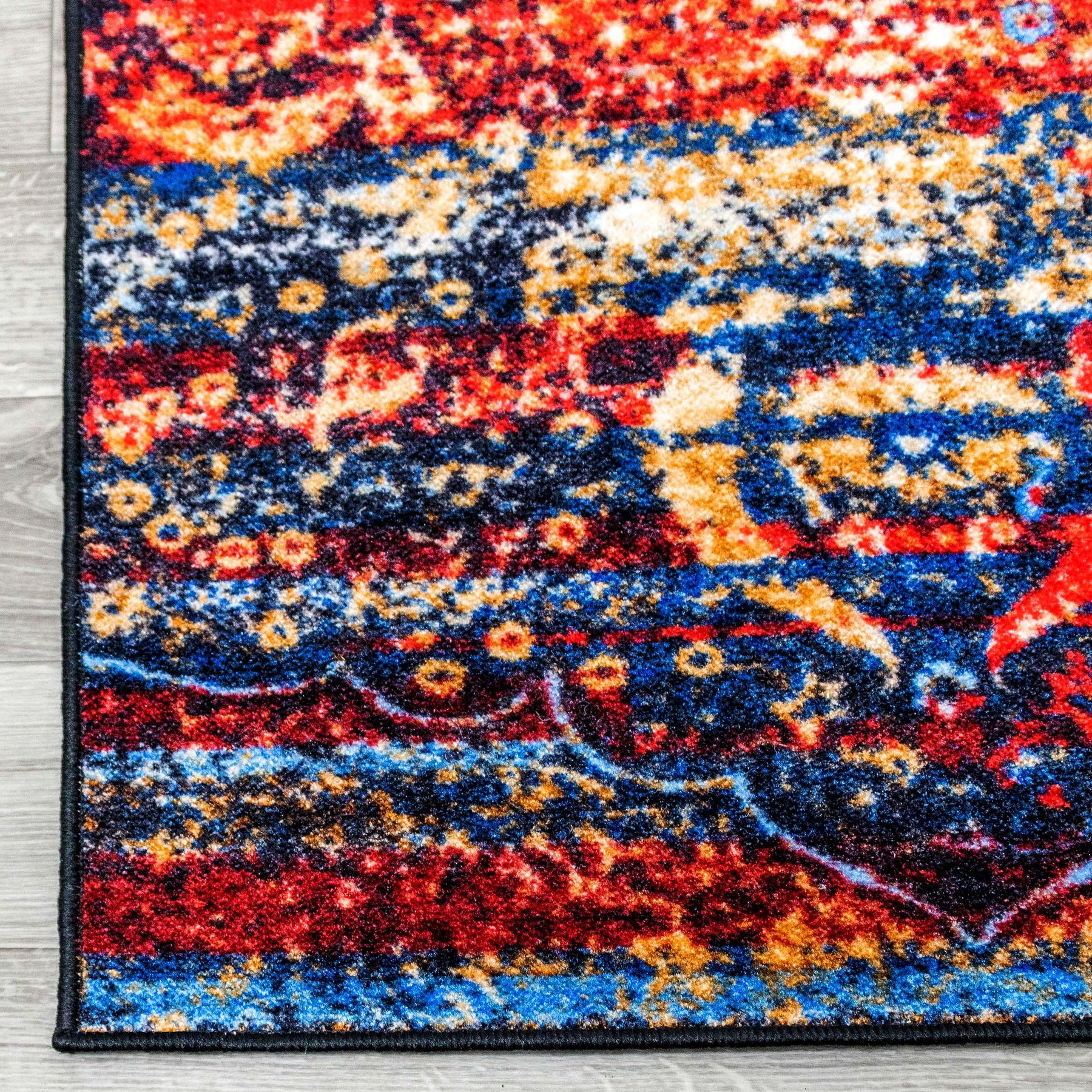Oswell Medallion Non-Slip Washable Indoor Area Rug or Runner