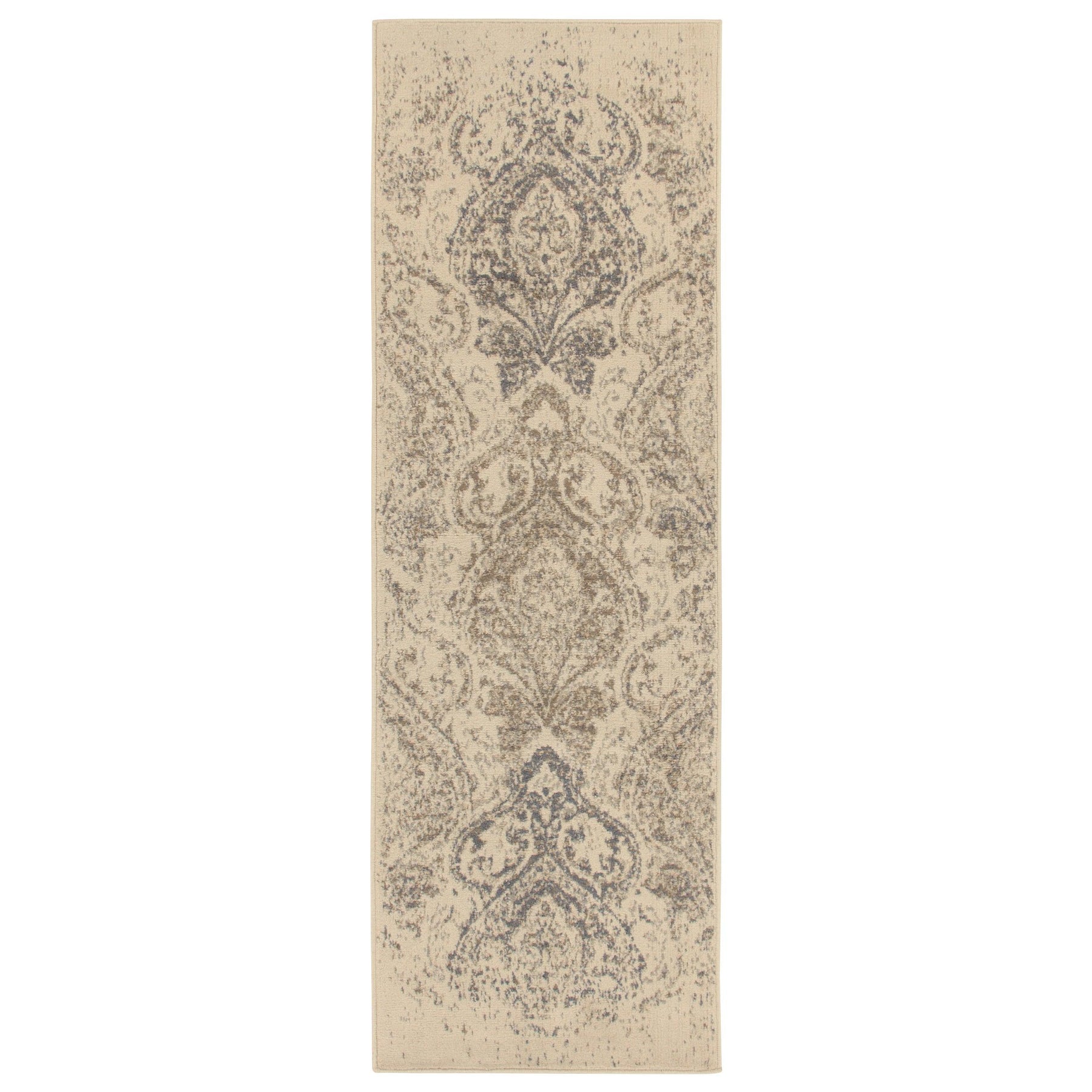 Otomar Traditional Oriental Damask Indoor Area Rug or Runner