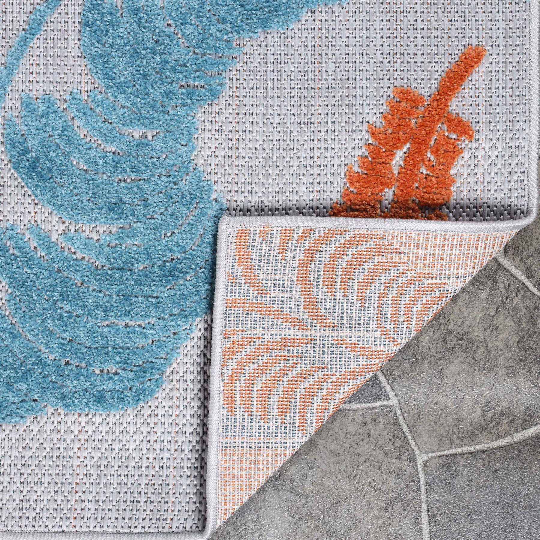 Oversized Feather Area Rug Modern Bohemian Indoor Outdoor Rugs
