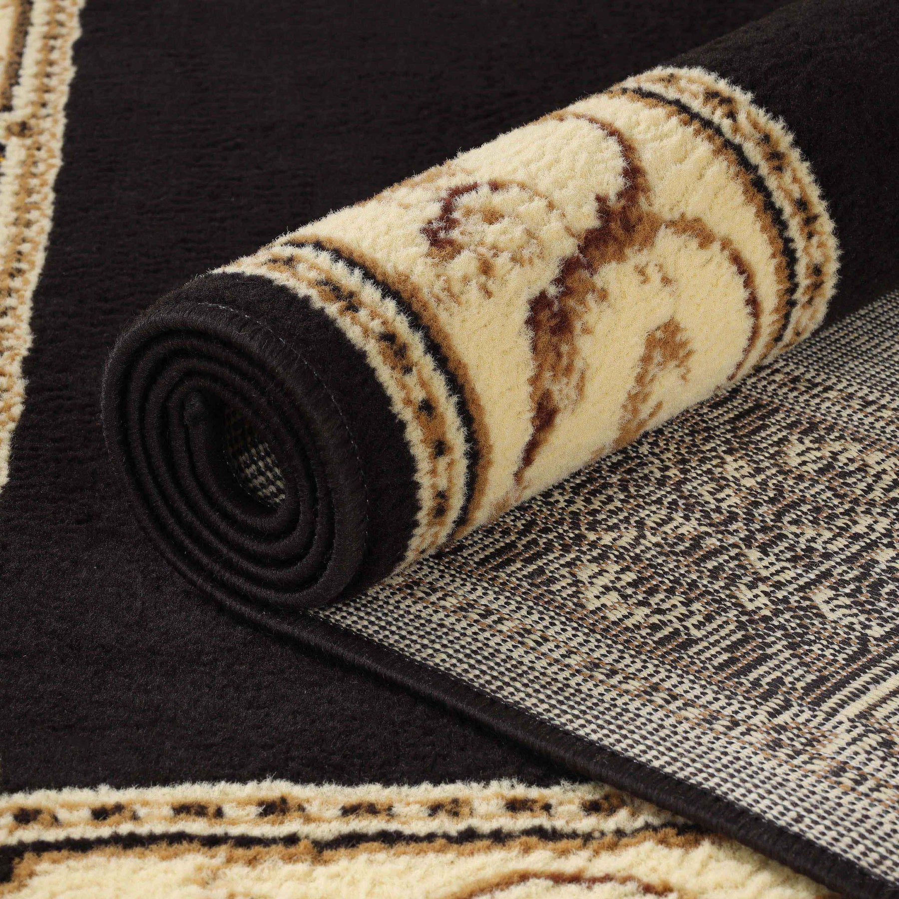 Oversized Medallion Modern Bohemian Indoor Area Rug or Runner Rug