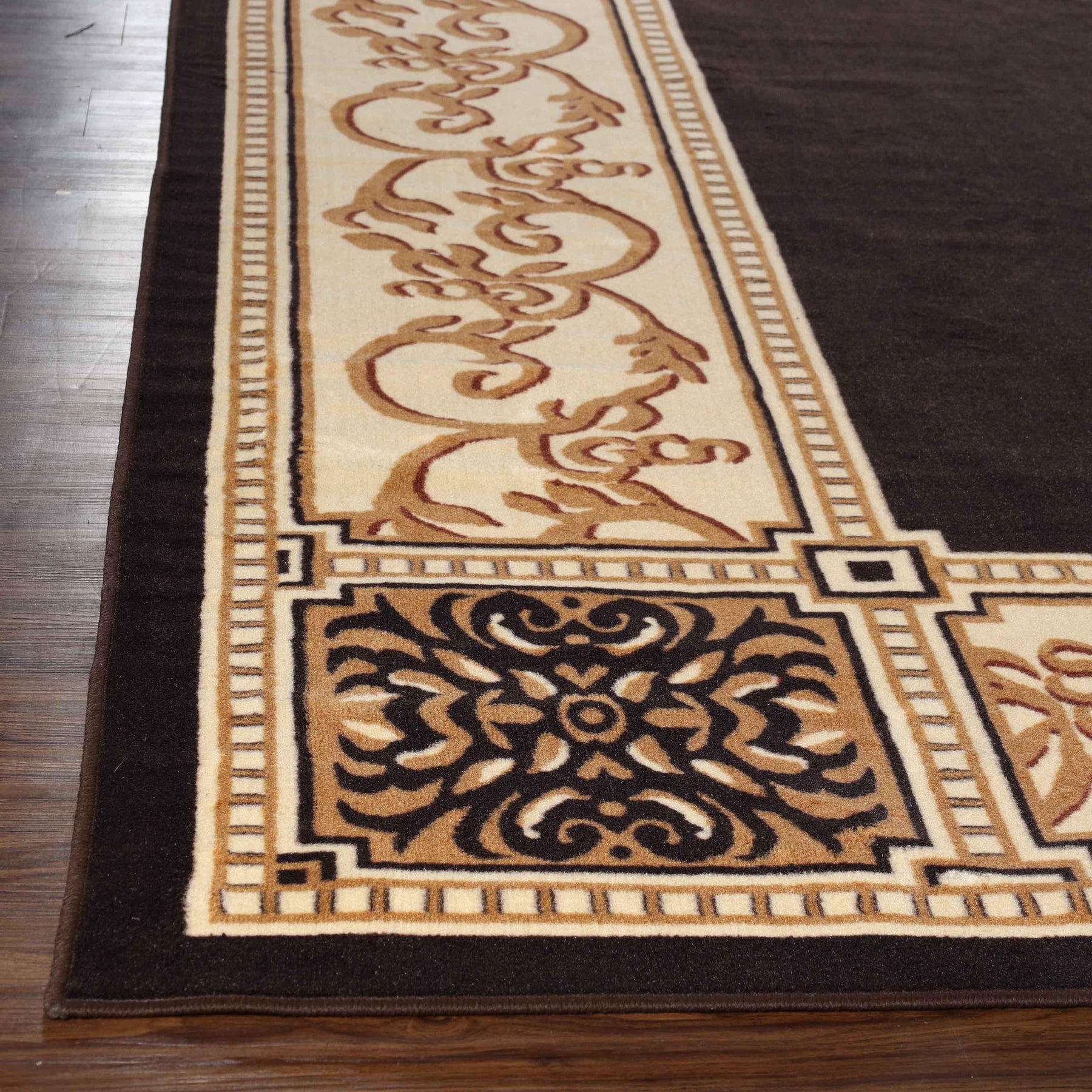 Oversized Medallion Modern Bohemian Indoor Area Rug or Runner Rug