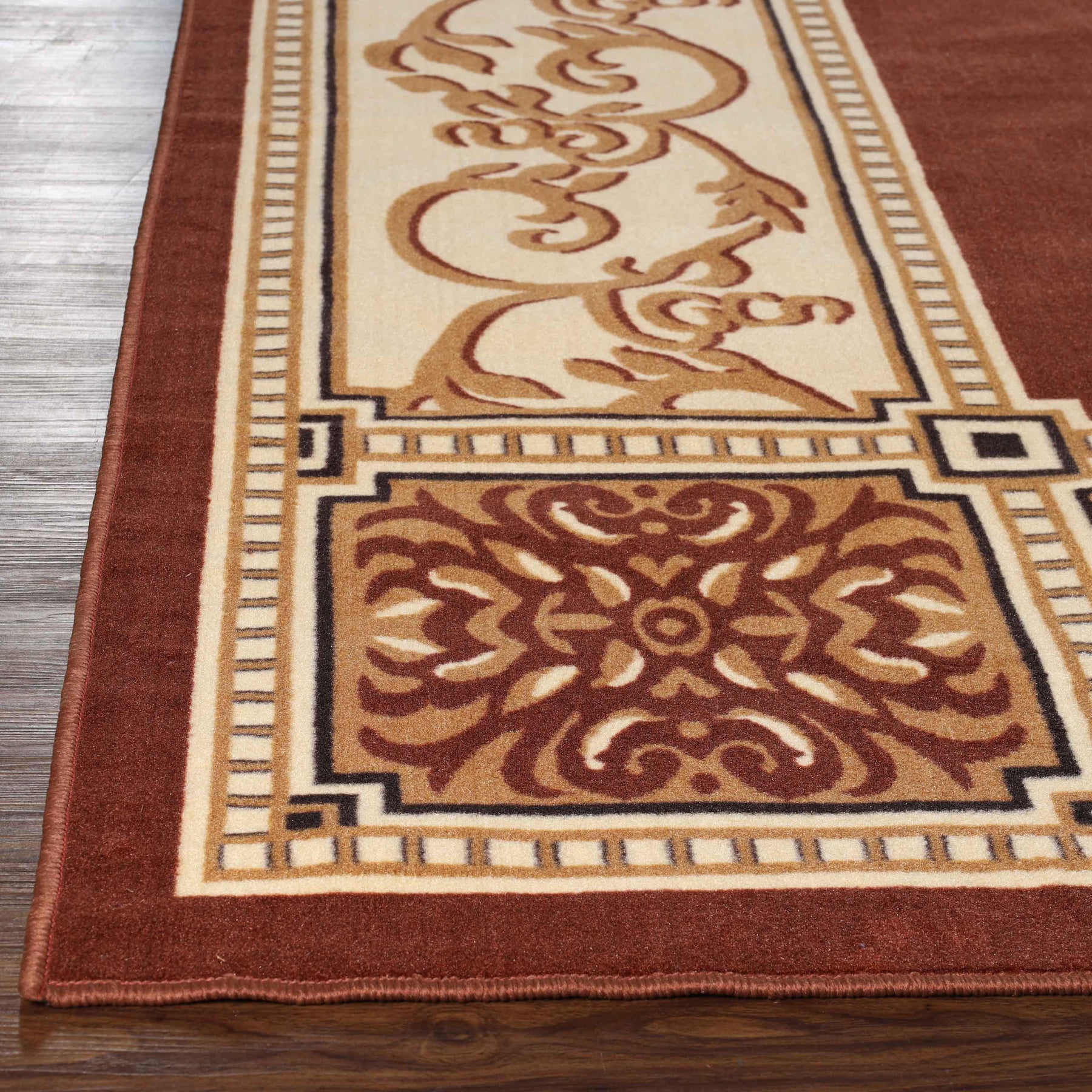 Oversized Medallion Modern Bohemian Indoor Area Rug or Runner Rug