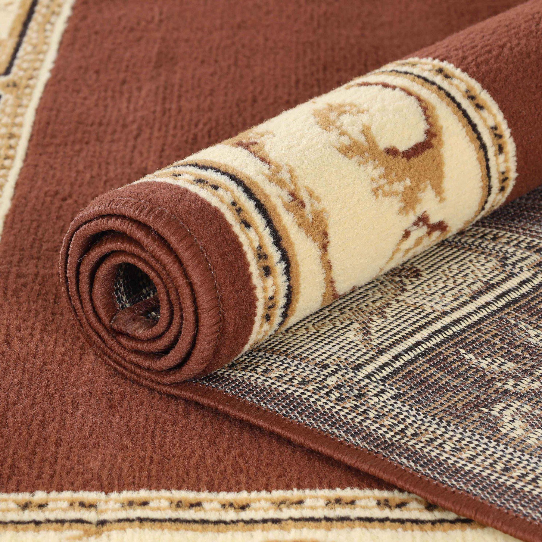 Oversized Medallion Modern Bohemian Indoor Area Rug or Runner Rug